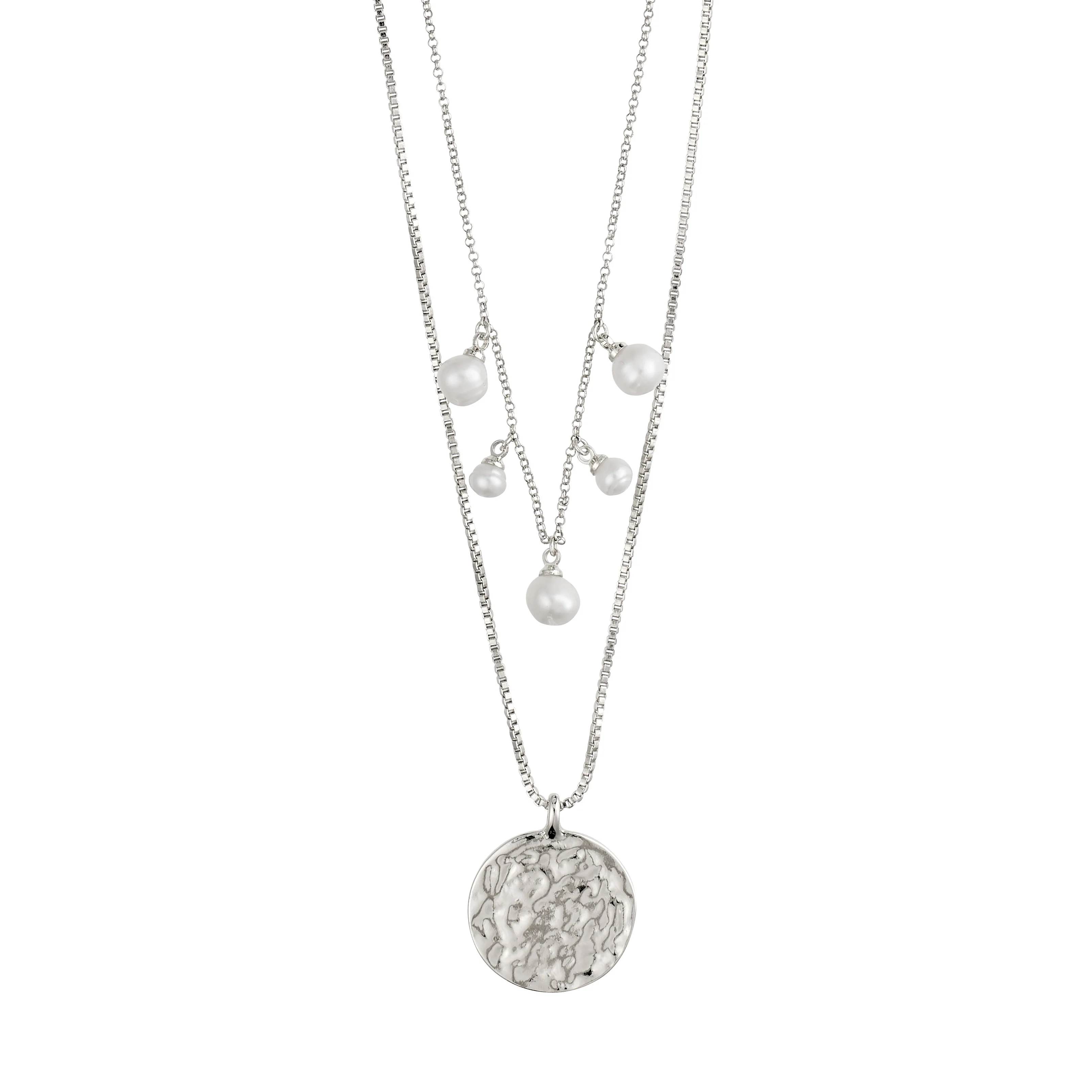 ADDY coin & pearls necklace 2-in-1 - Image 3