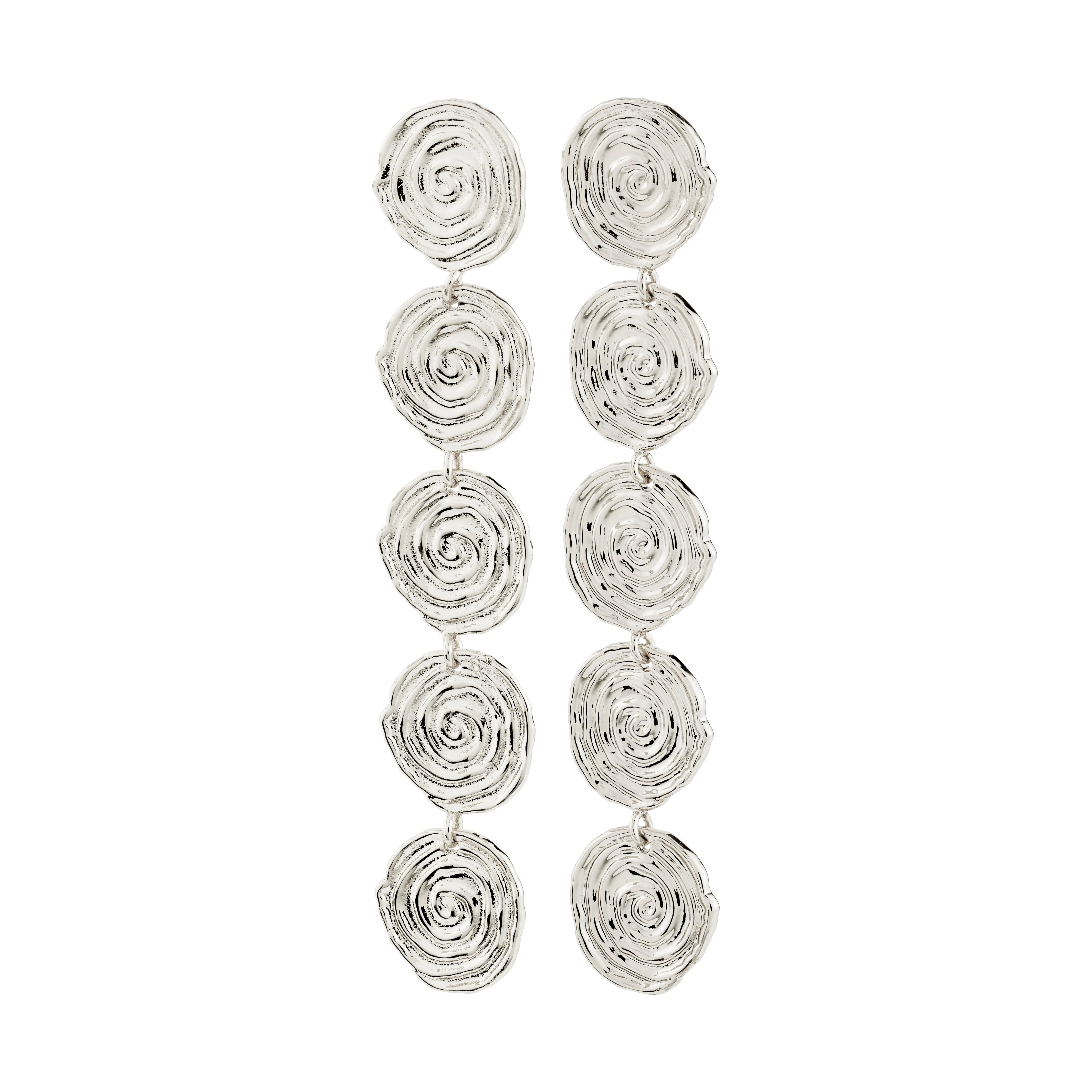 AIR recycled spiral drop earrings - Image 4