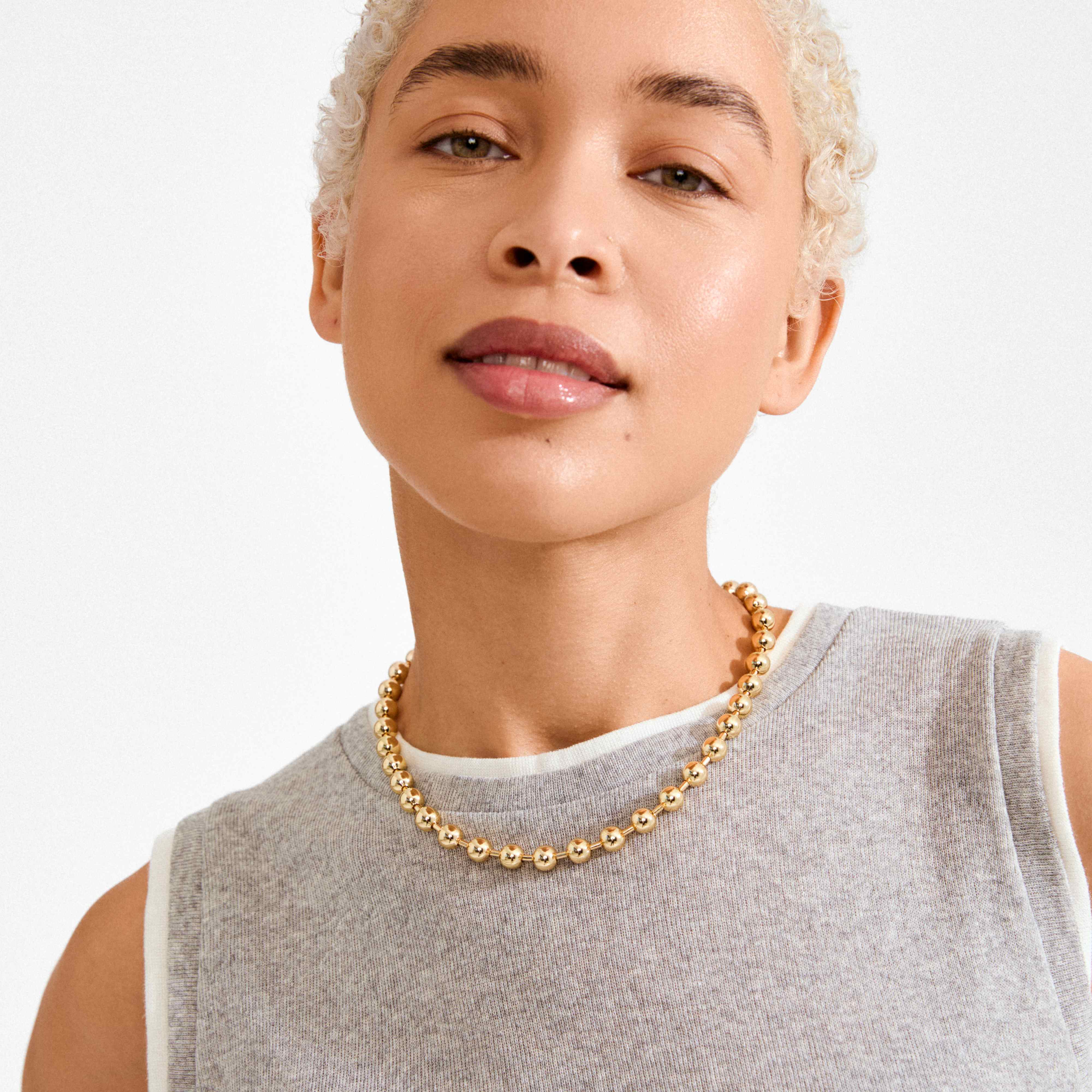 AIR recycled beaded necklace - Image 4