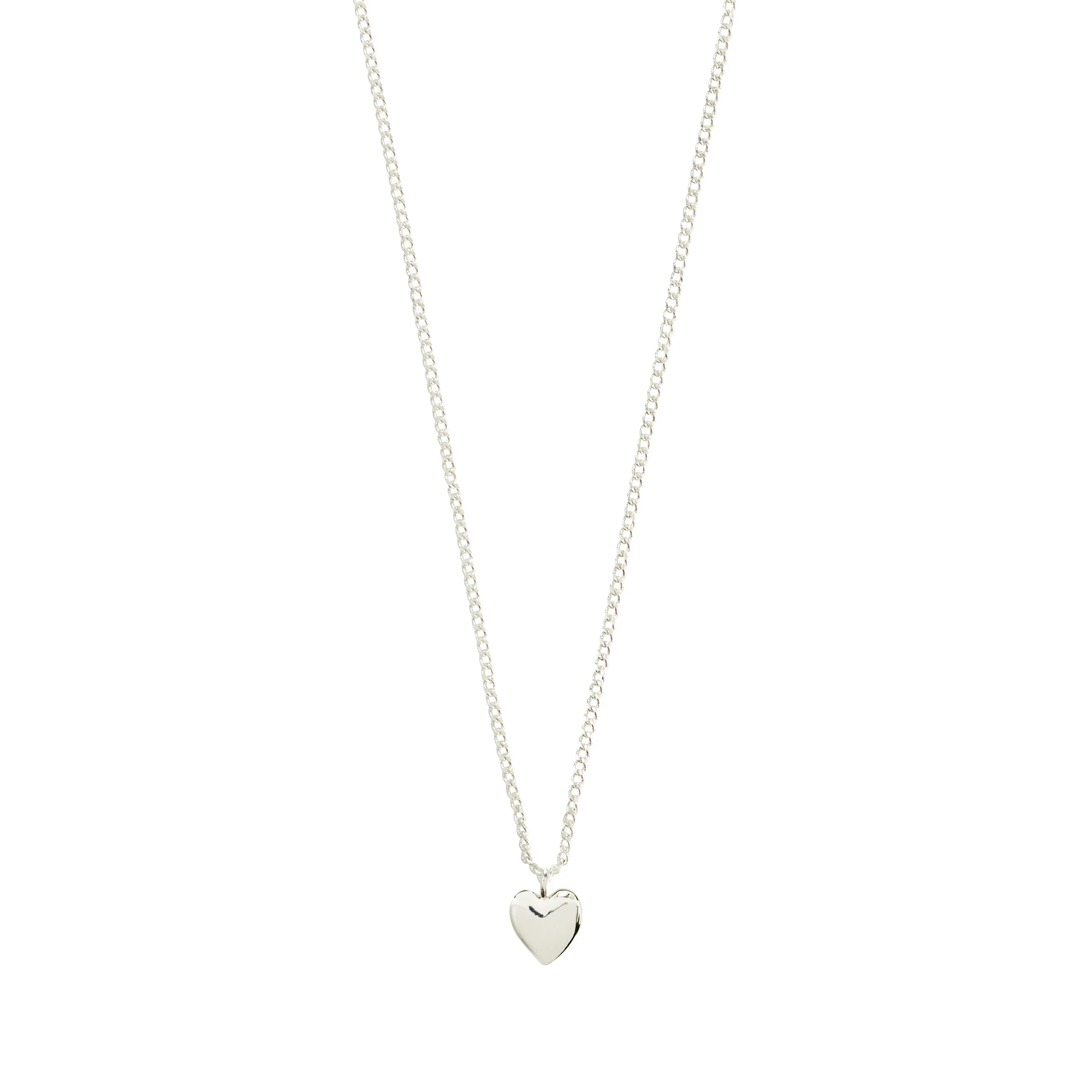 ALAIA recycled tiny heart pendant necklace - Image 3