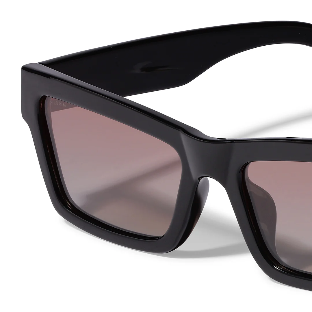 ASHLYN recycled sunglasses black - Image 3