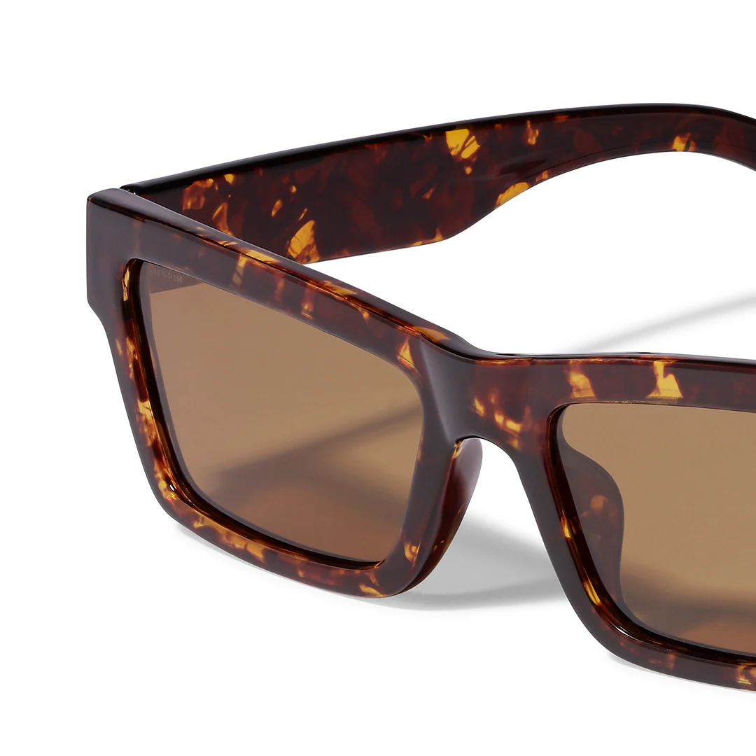 ASHLYN recycled sunglasses tortoise brown - Image 3