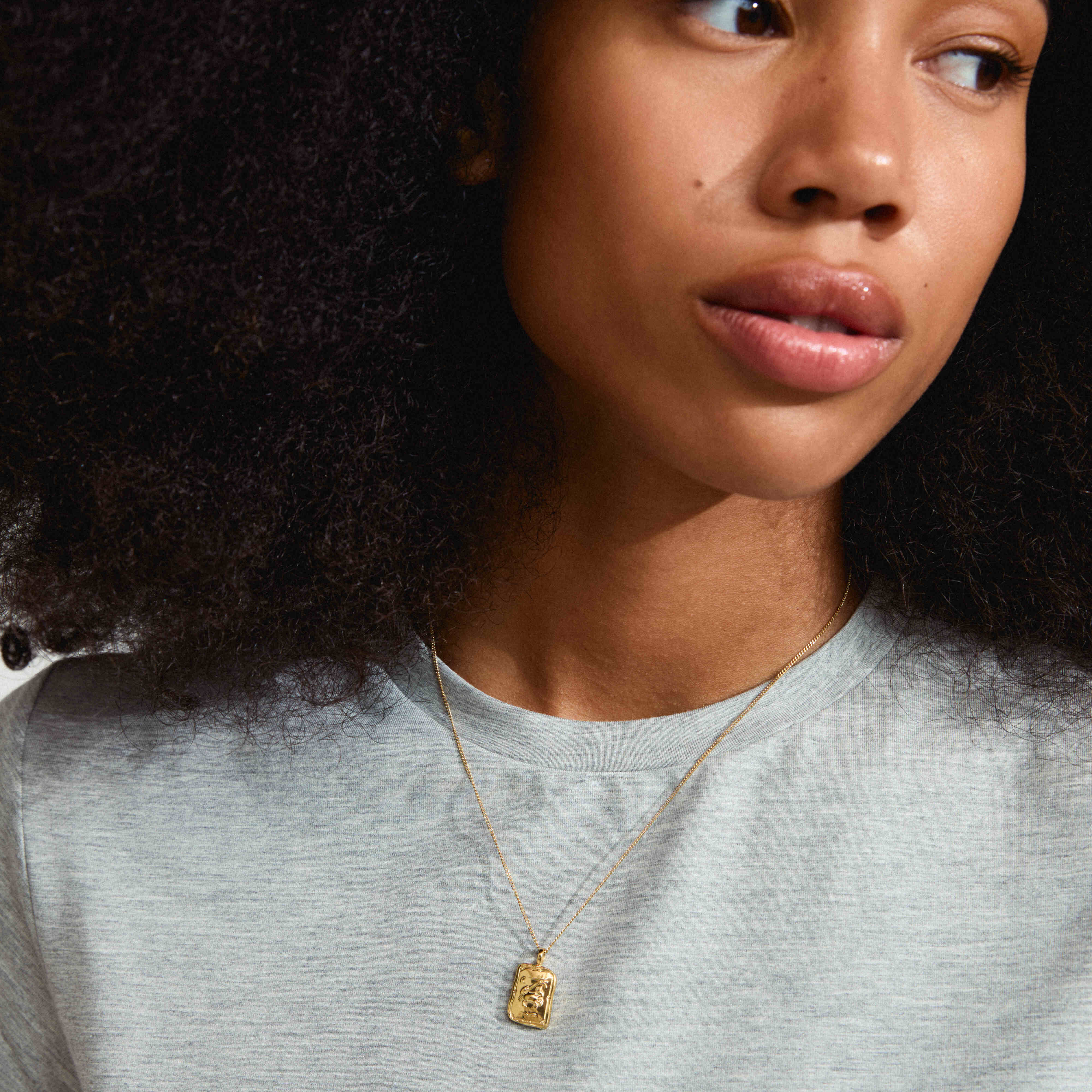 CANCER Recycled Zodiac Sign Necklace - Image 3