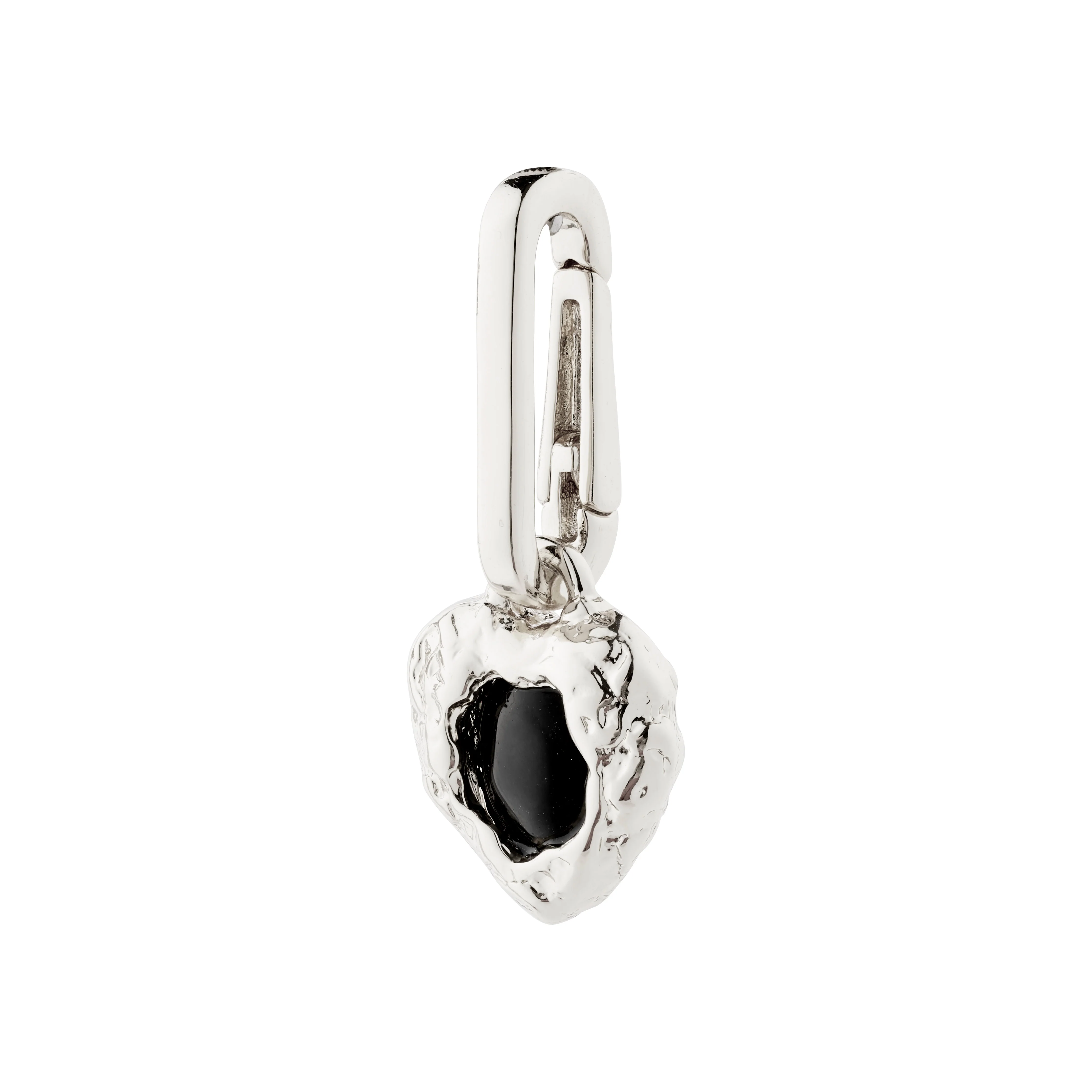 CHARM Heart Black Agate Pendant - Image 4