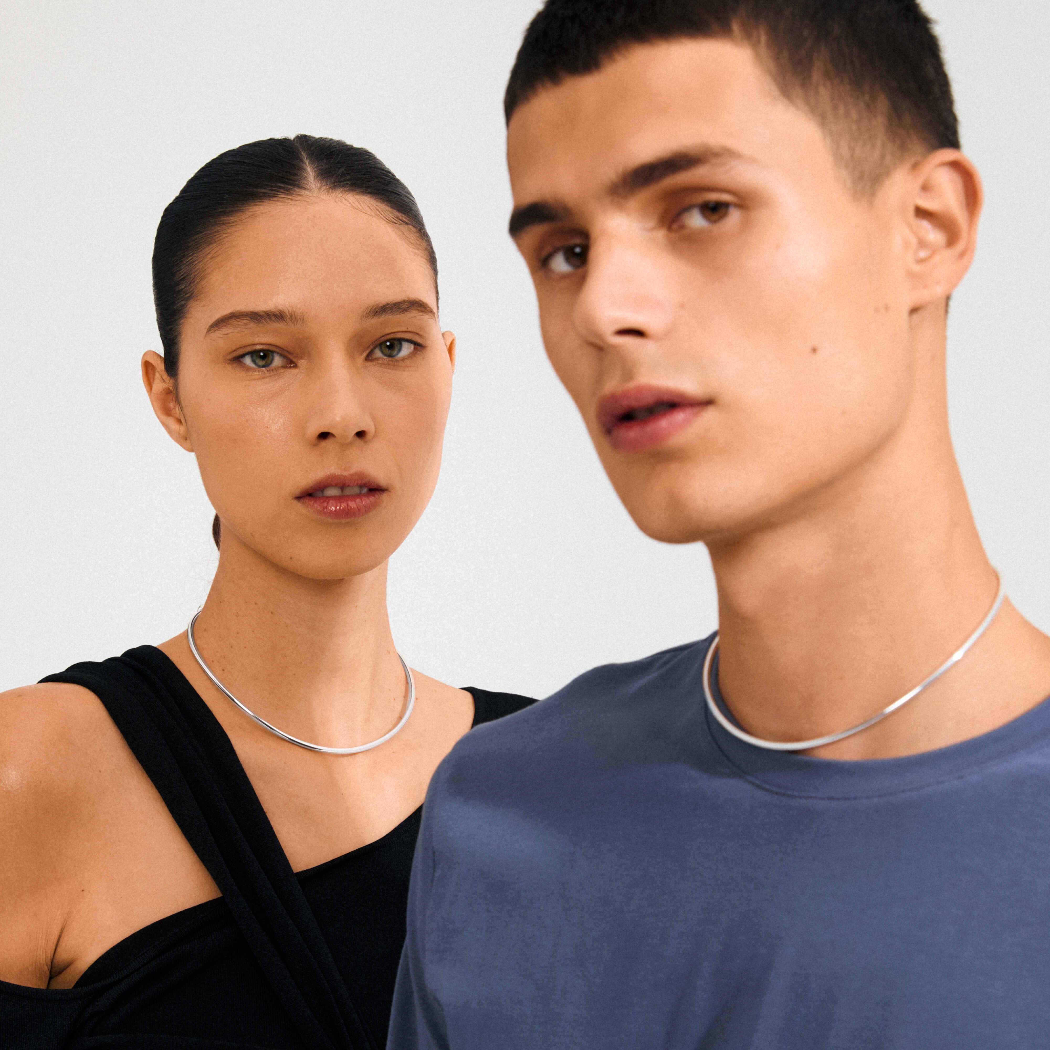 CHARM recycled minimal choker - Image 4