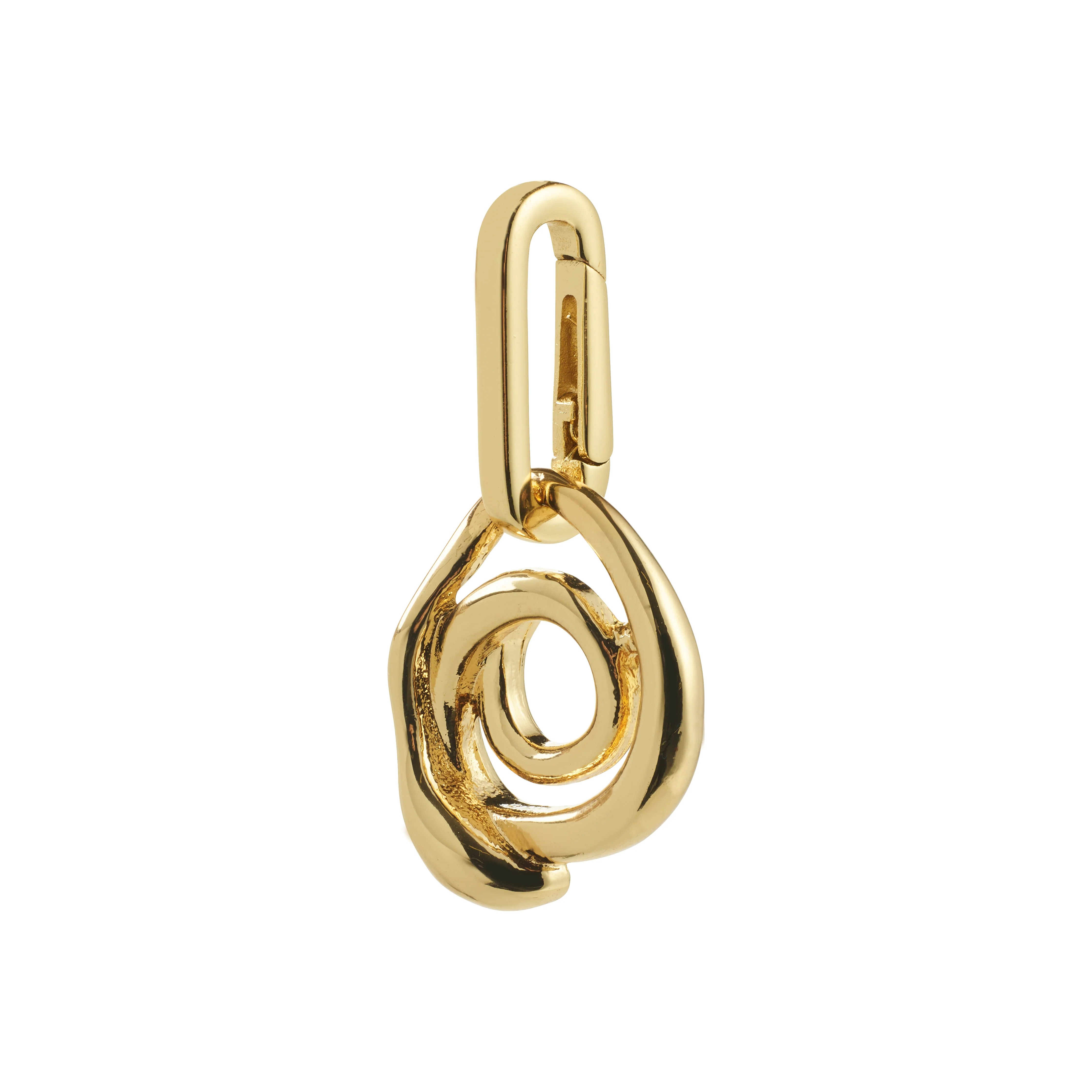 CHARM recycled spiral pendant