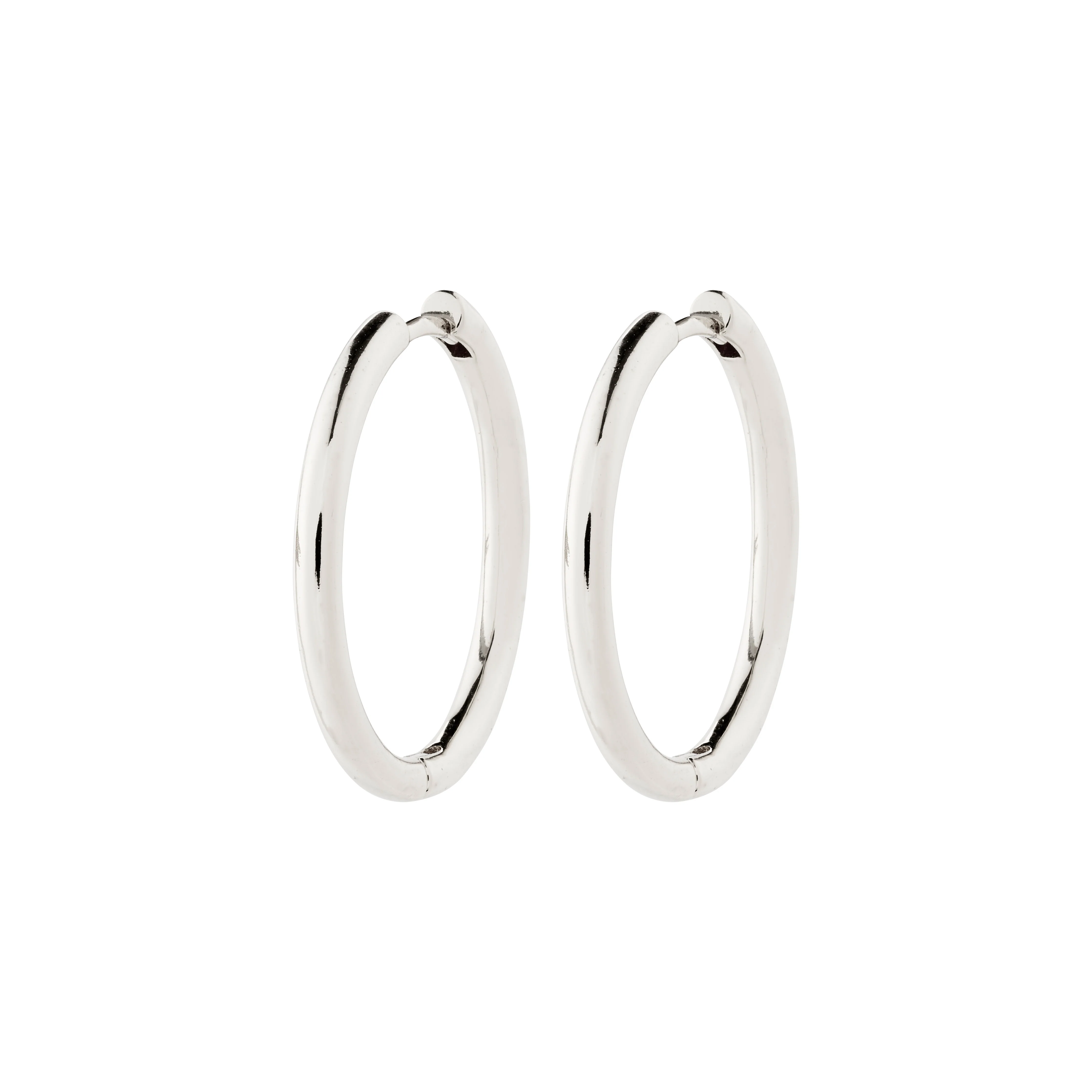 CHARM Recycled Large Hoop Earrings - Image 4