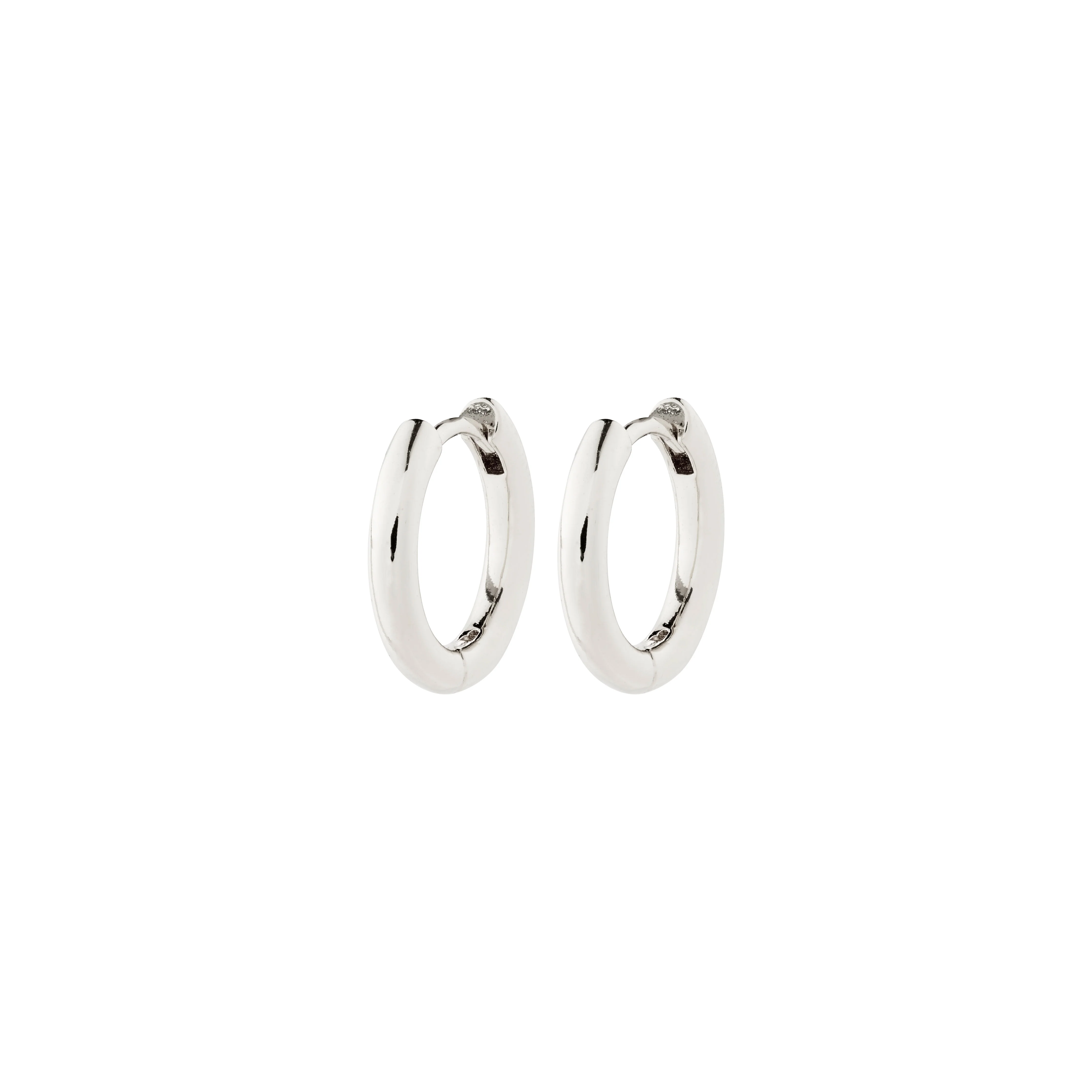 CHARM Recycled Small Hoop Earrings - Image 4