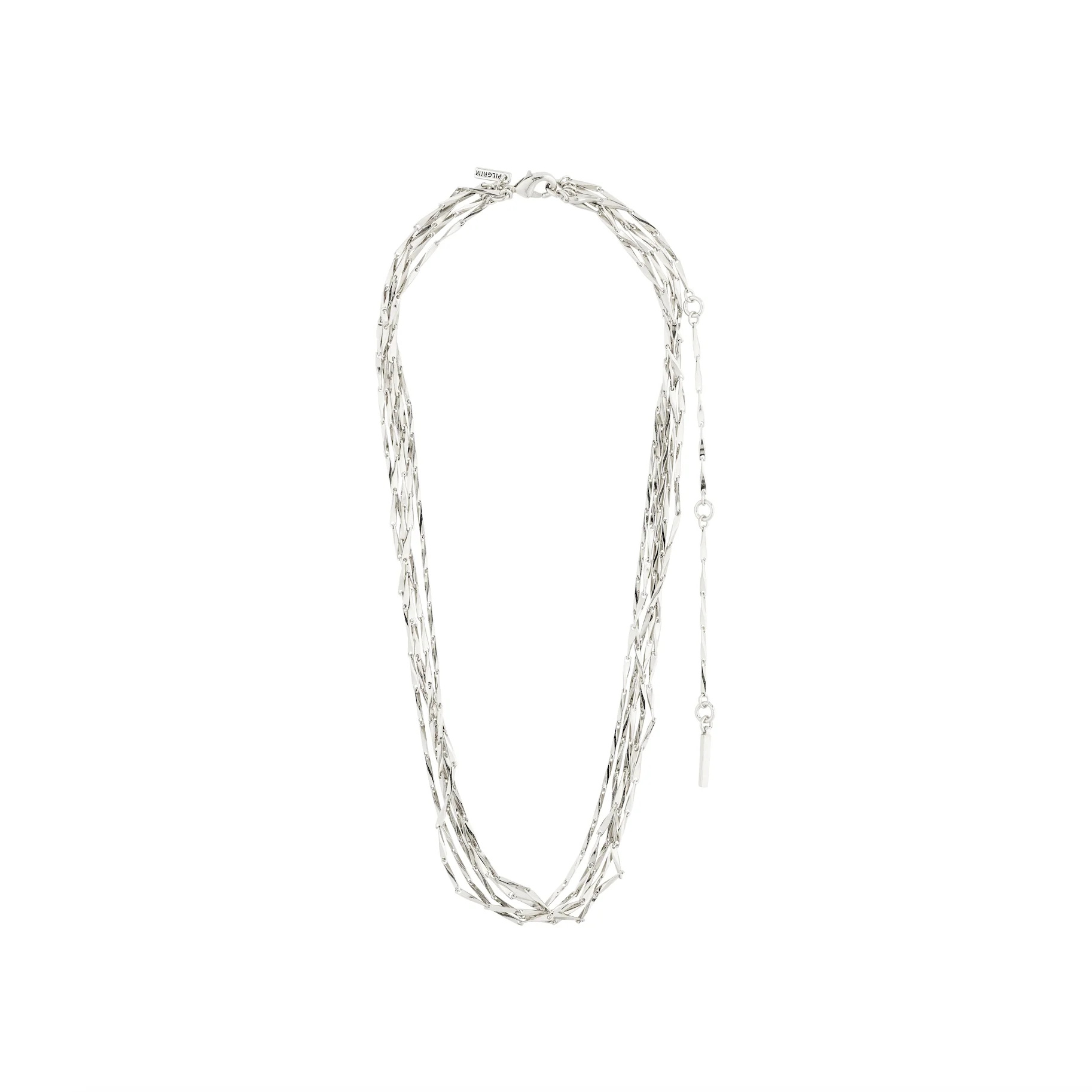 CONNECT Recycled Layered Chains Necklace - Image 6