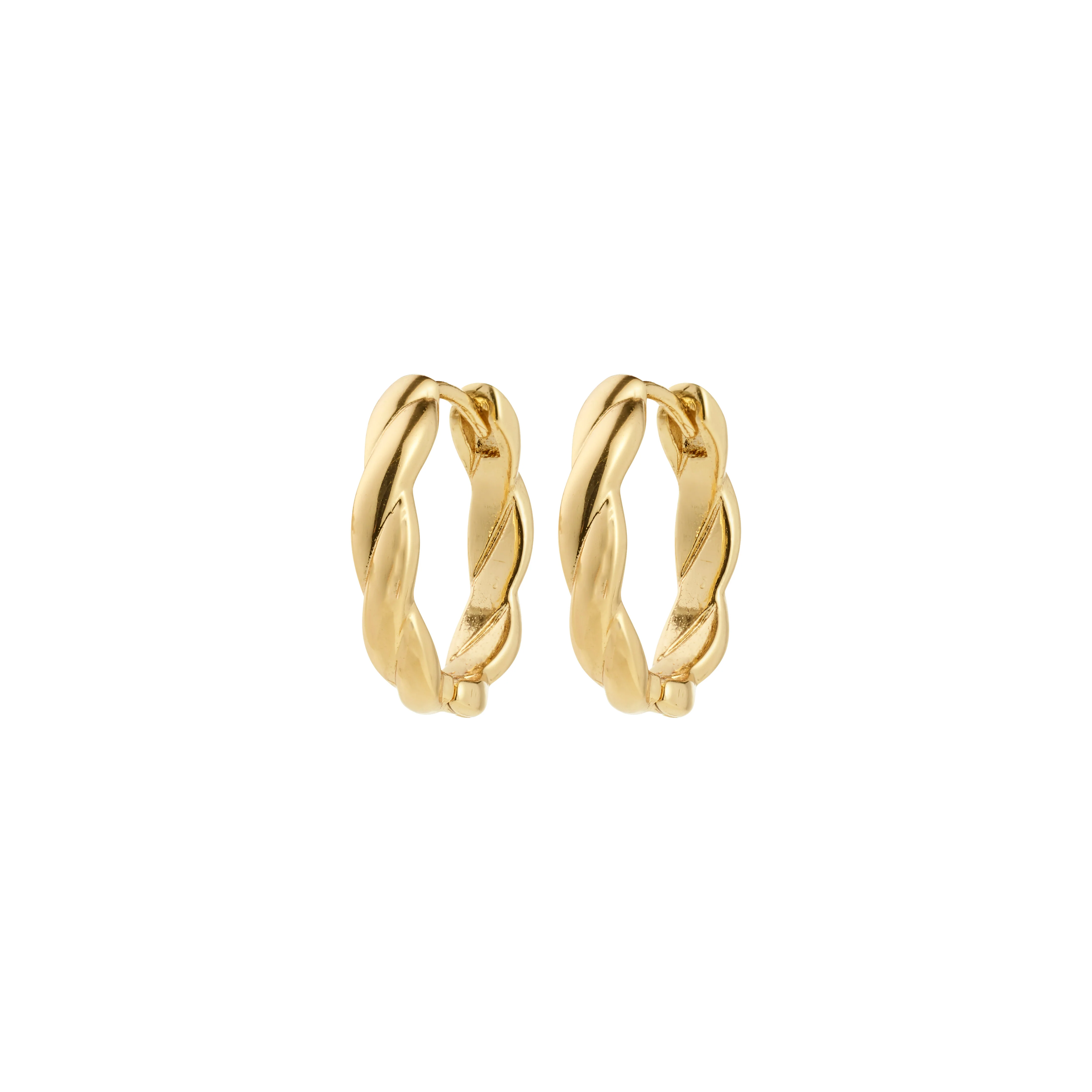 DECLAN recycled twisted hoop earrings