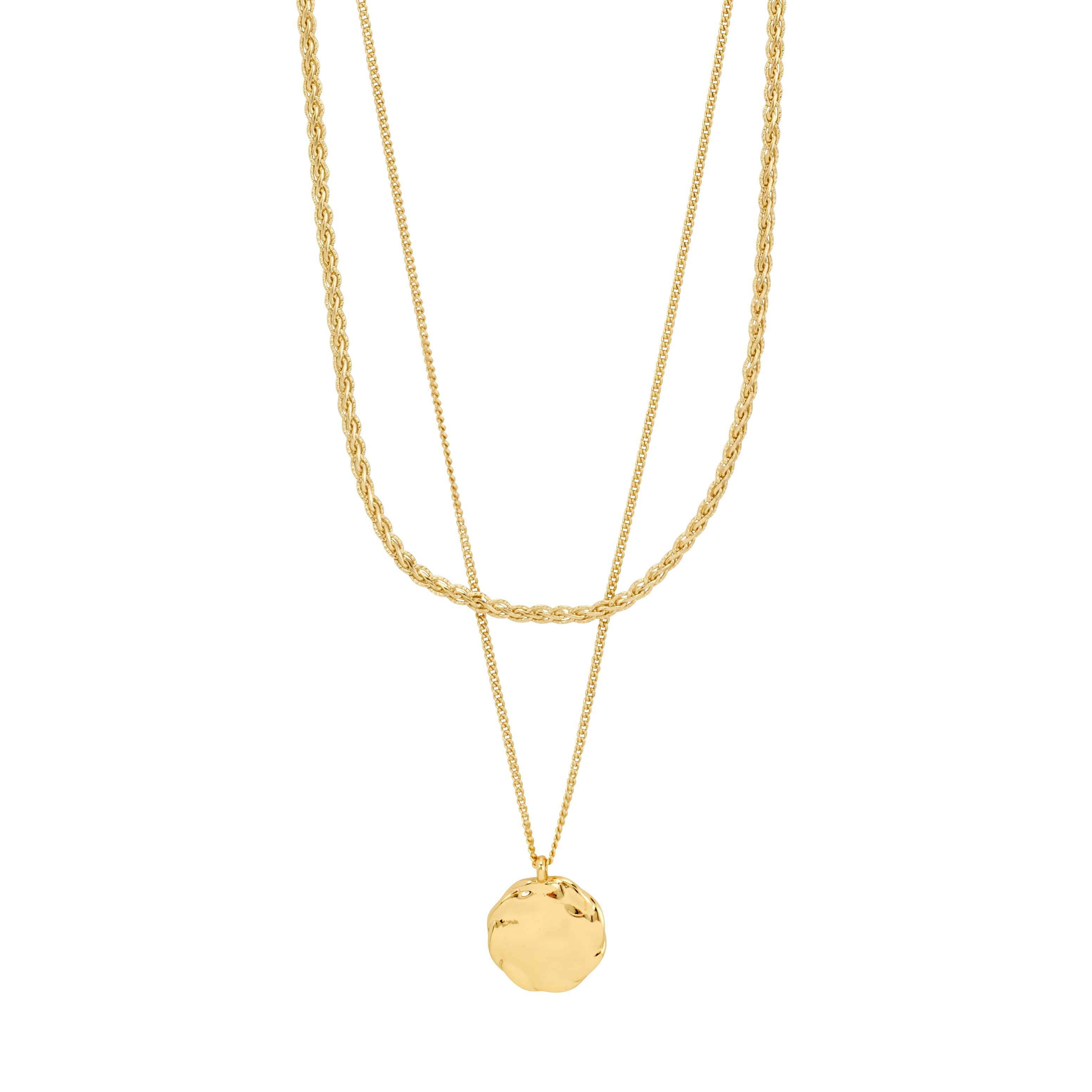 DECLAN recycled coin necklace 2-in-1 set