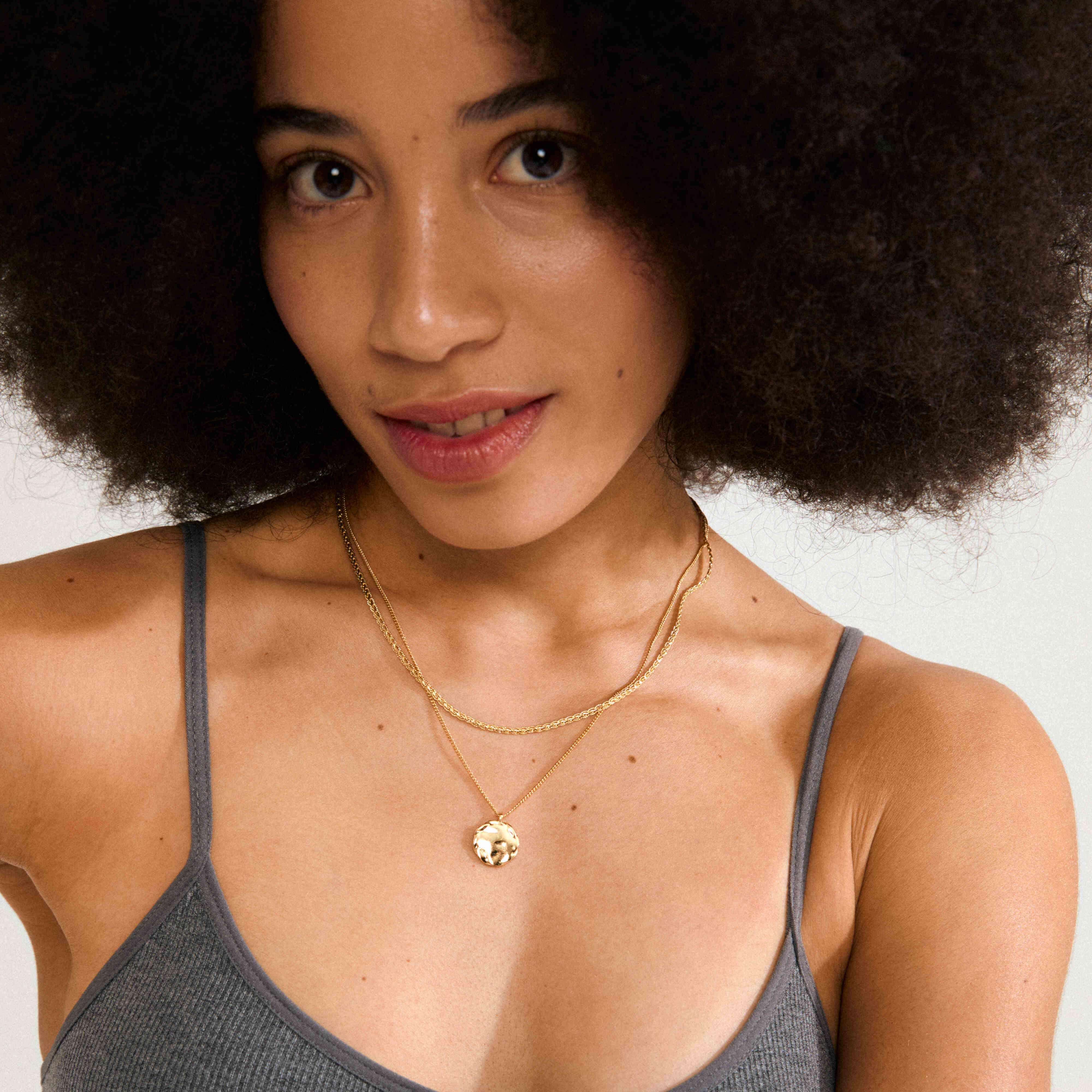 DECLAN recycled coin necklace 2-in-1 set - Image 3