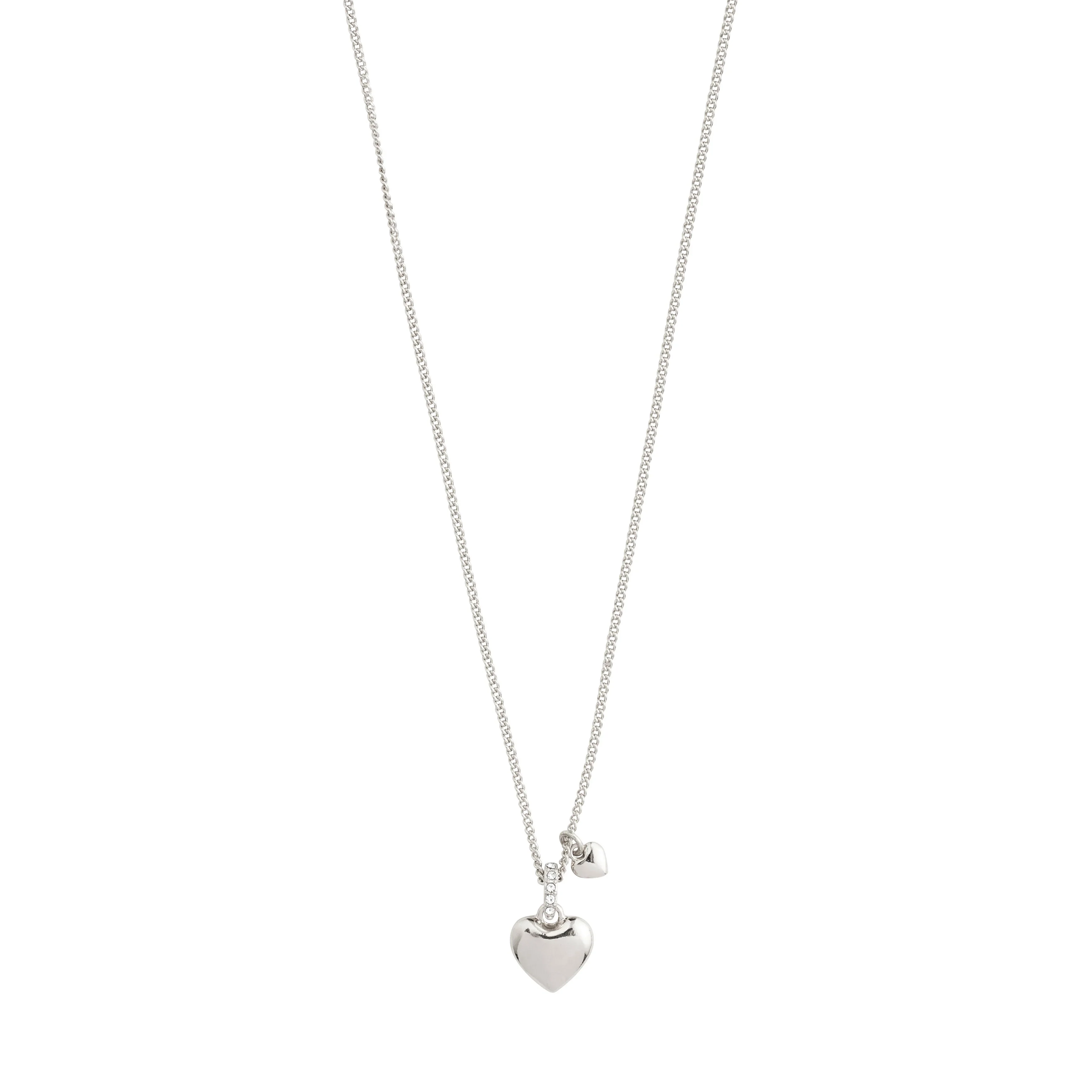 DIXIE recycled heart & crystal necklace - Image 3