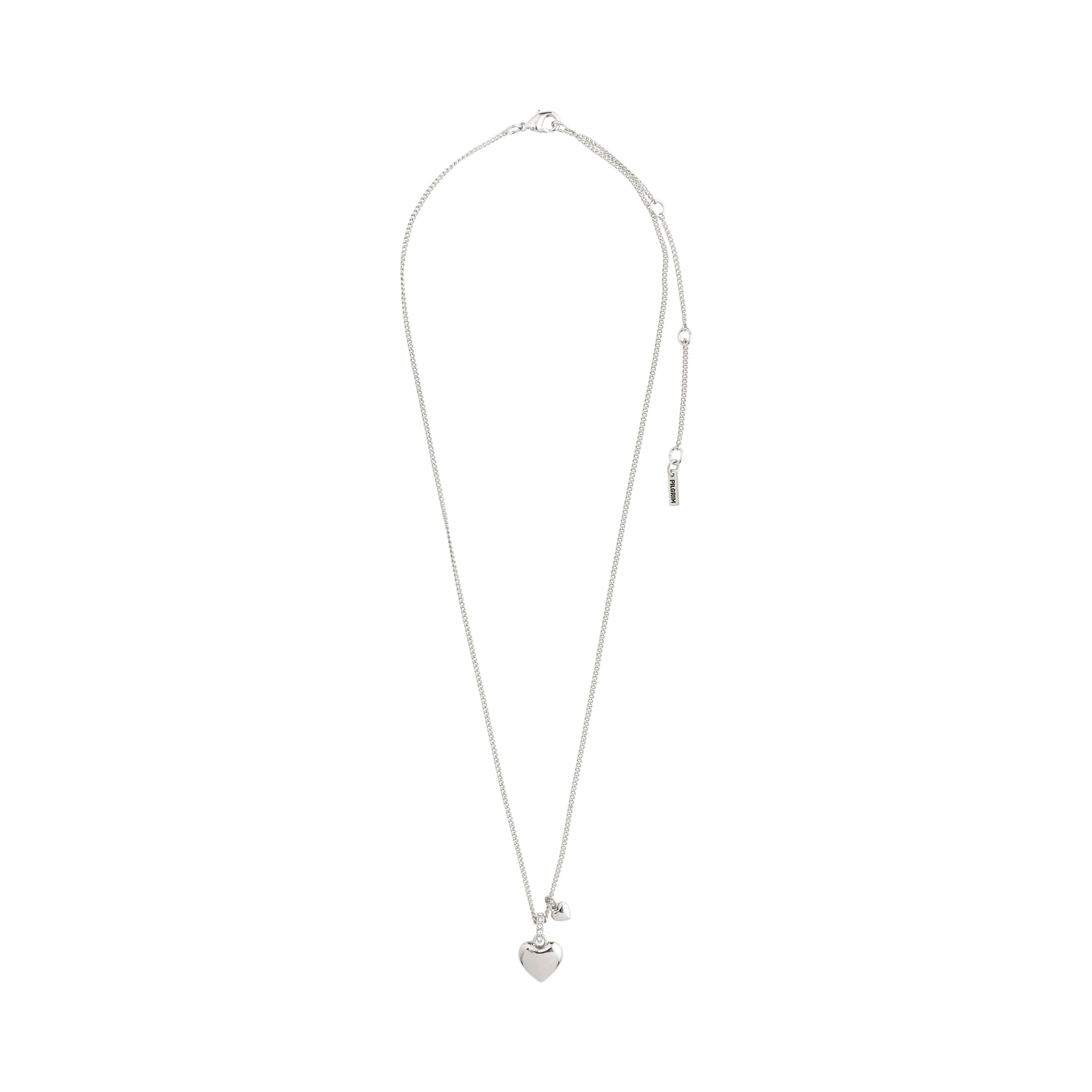 DIXIE recycled heart & crystal necklace - Image 4