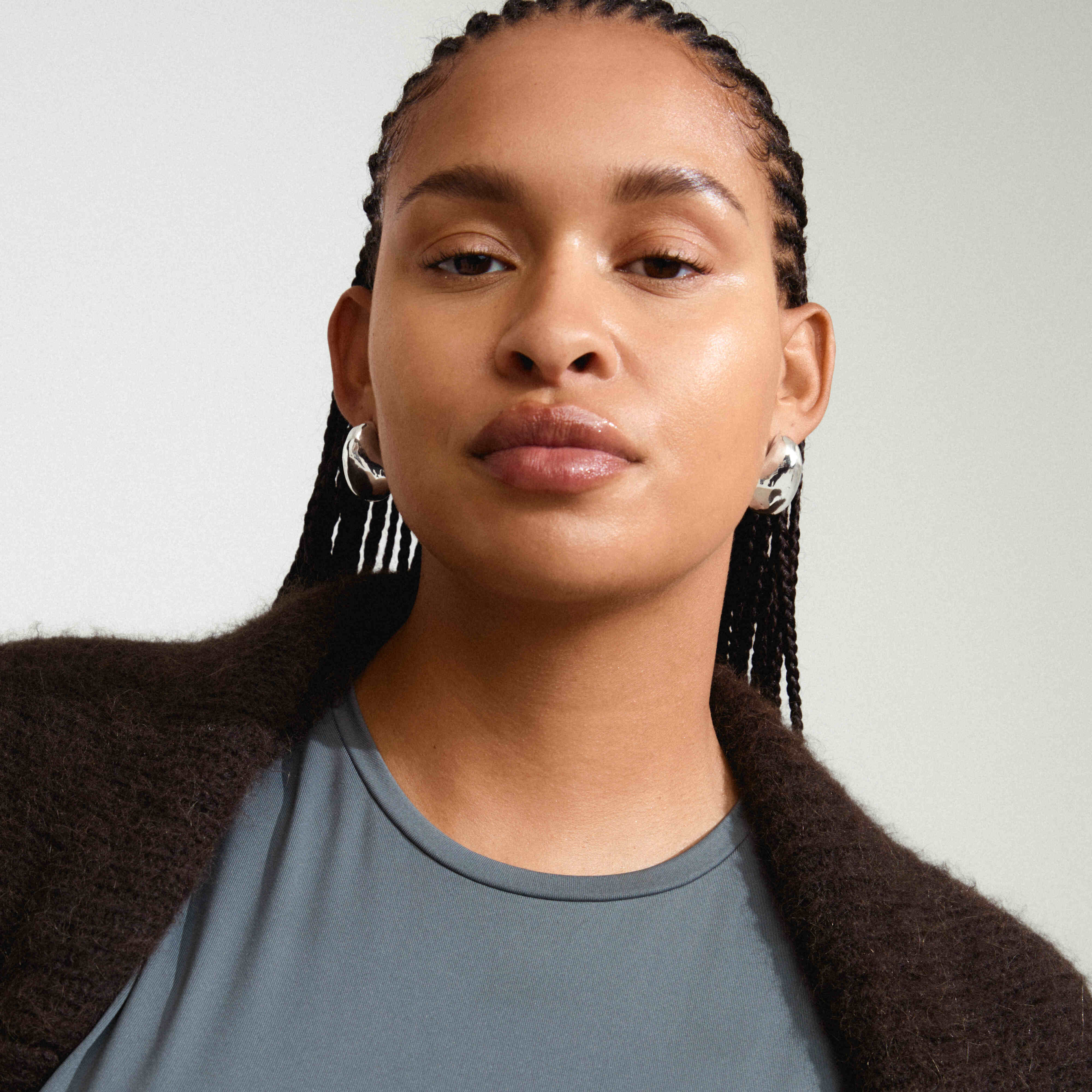 DUNE Recycled Large Chunky Earrings - Image 6
