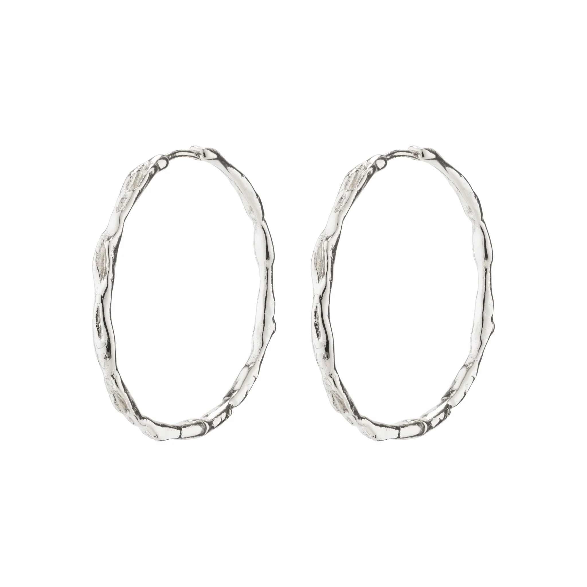 Eddy Recycled Organic Shaped Maxi Hoops 35mm - Image 5