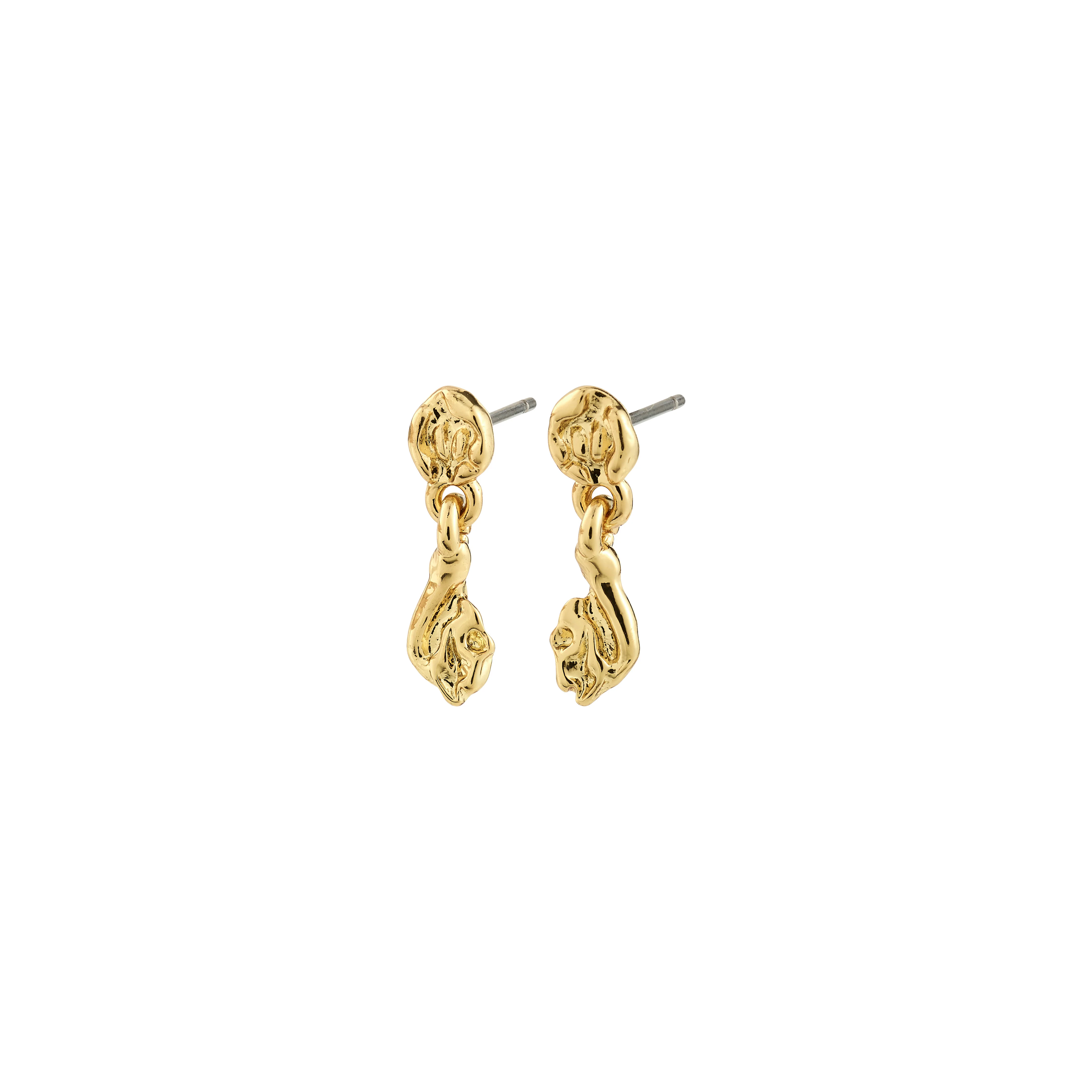 ELIYAH recycled textured pendant earrings