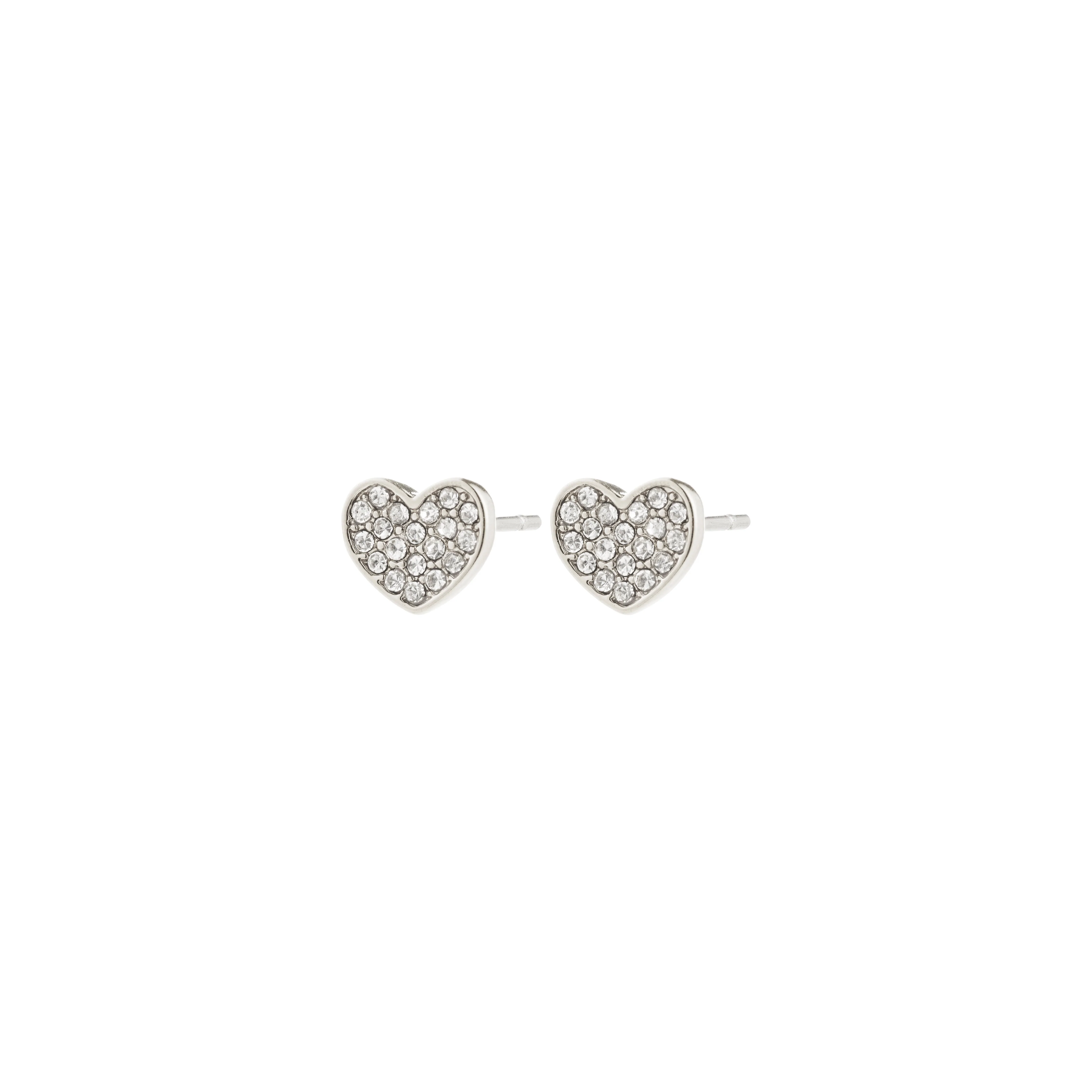EMMETT recycled crystals heart earrings - Image 4