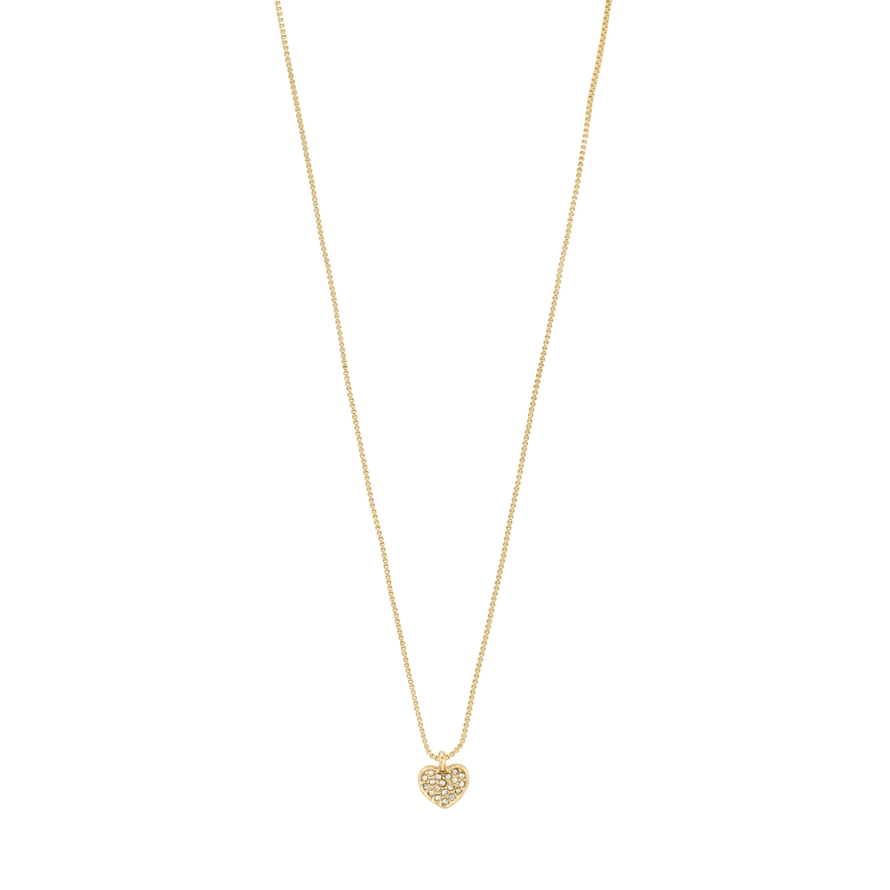 EMMETT recycled crystals heart necklace
