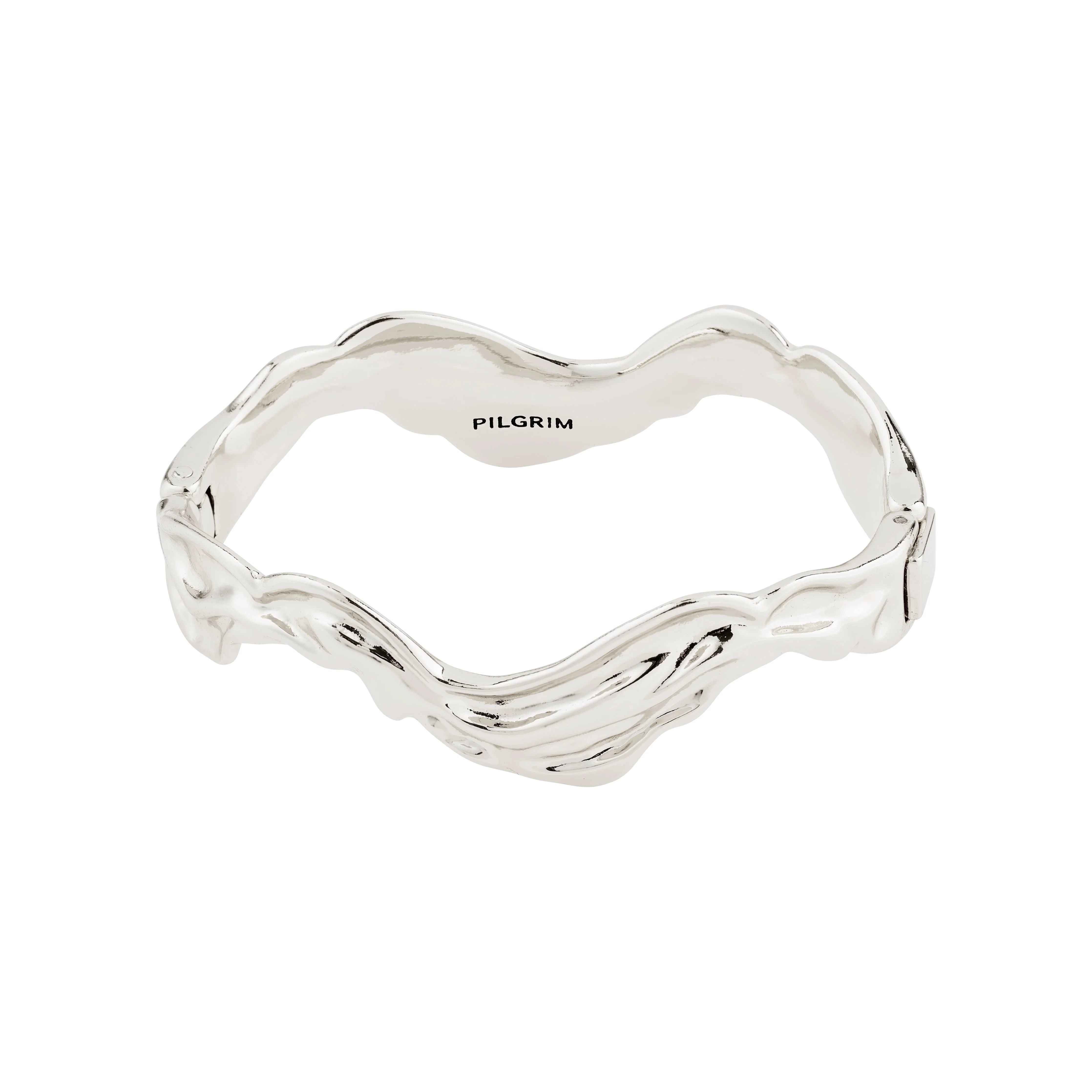 FEEL Recycled Wavy Bangle Bracelet - Image 4
