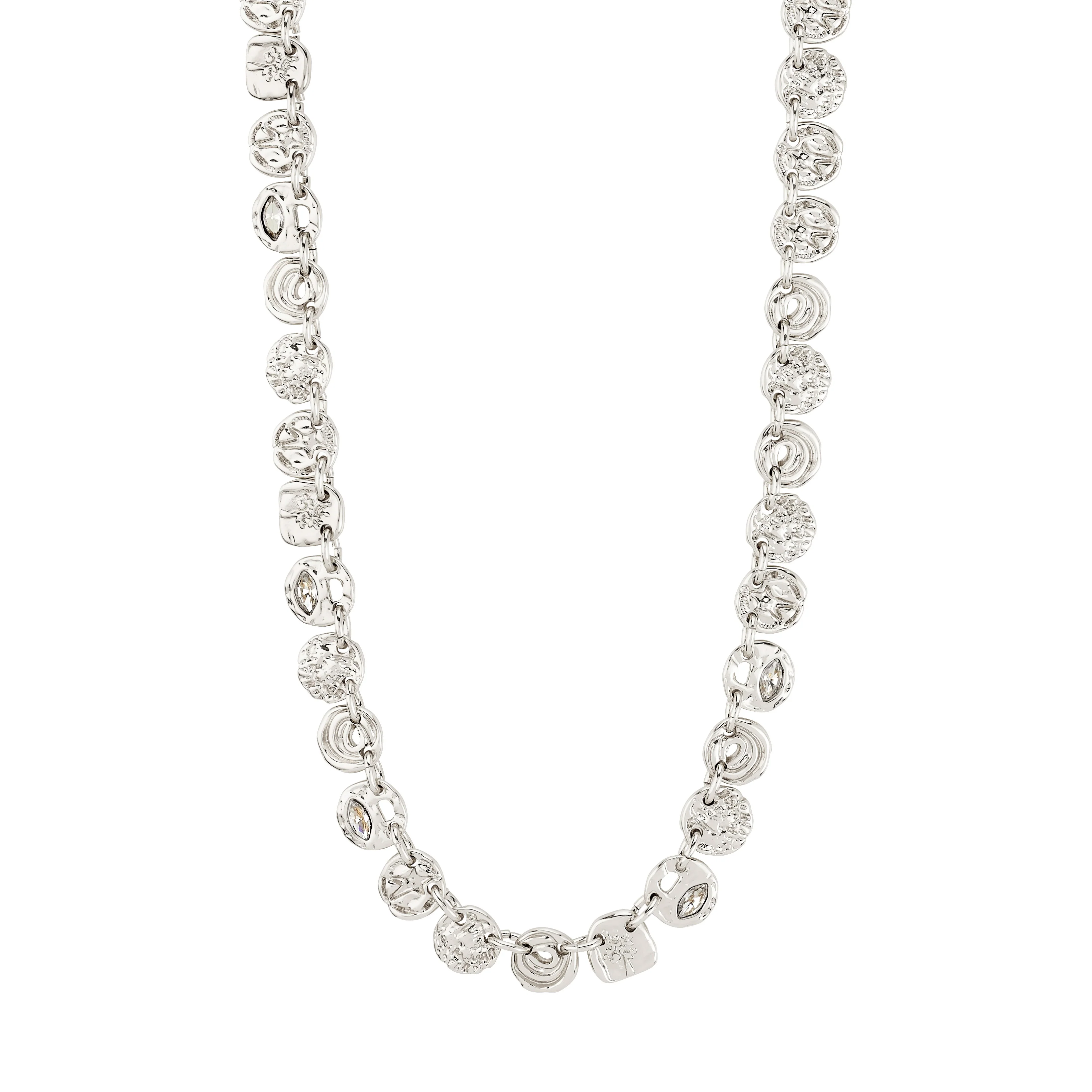 FIRE recycled coins & crystal necklace - Image 6