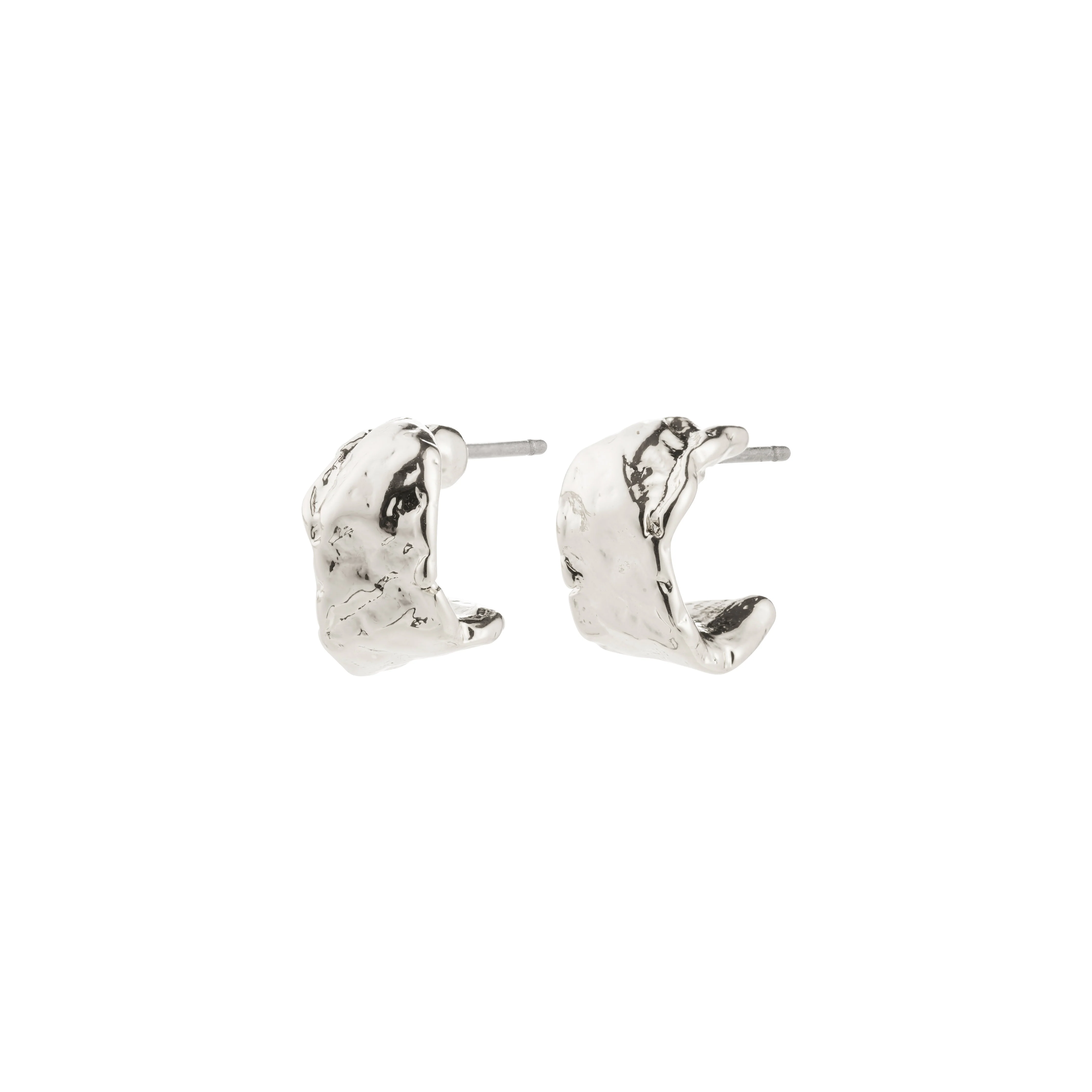 INSTANT recycled huggie hoop earrings - Image 3