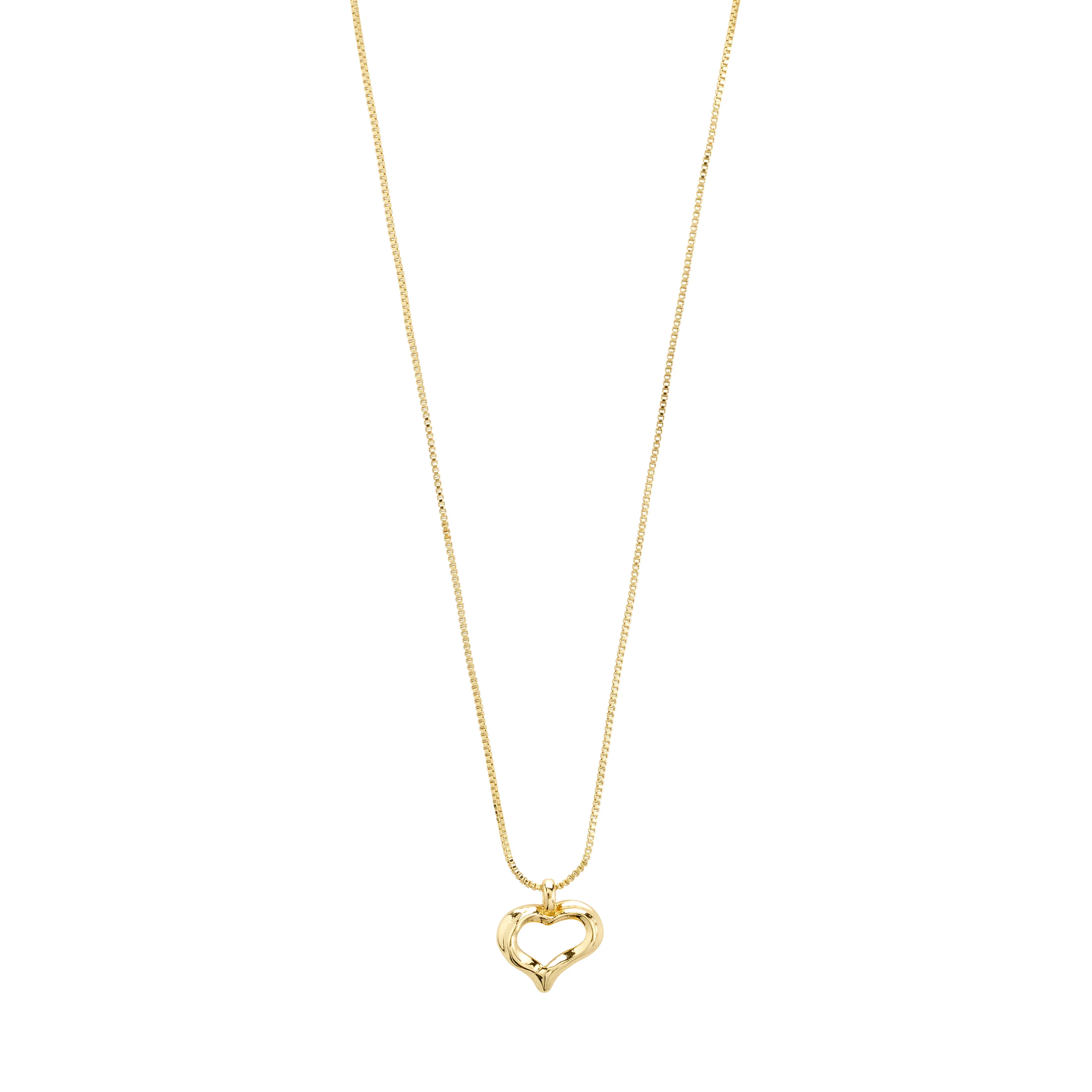 IRIS recycled heart pendant necklace