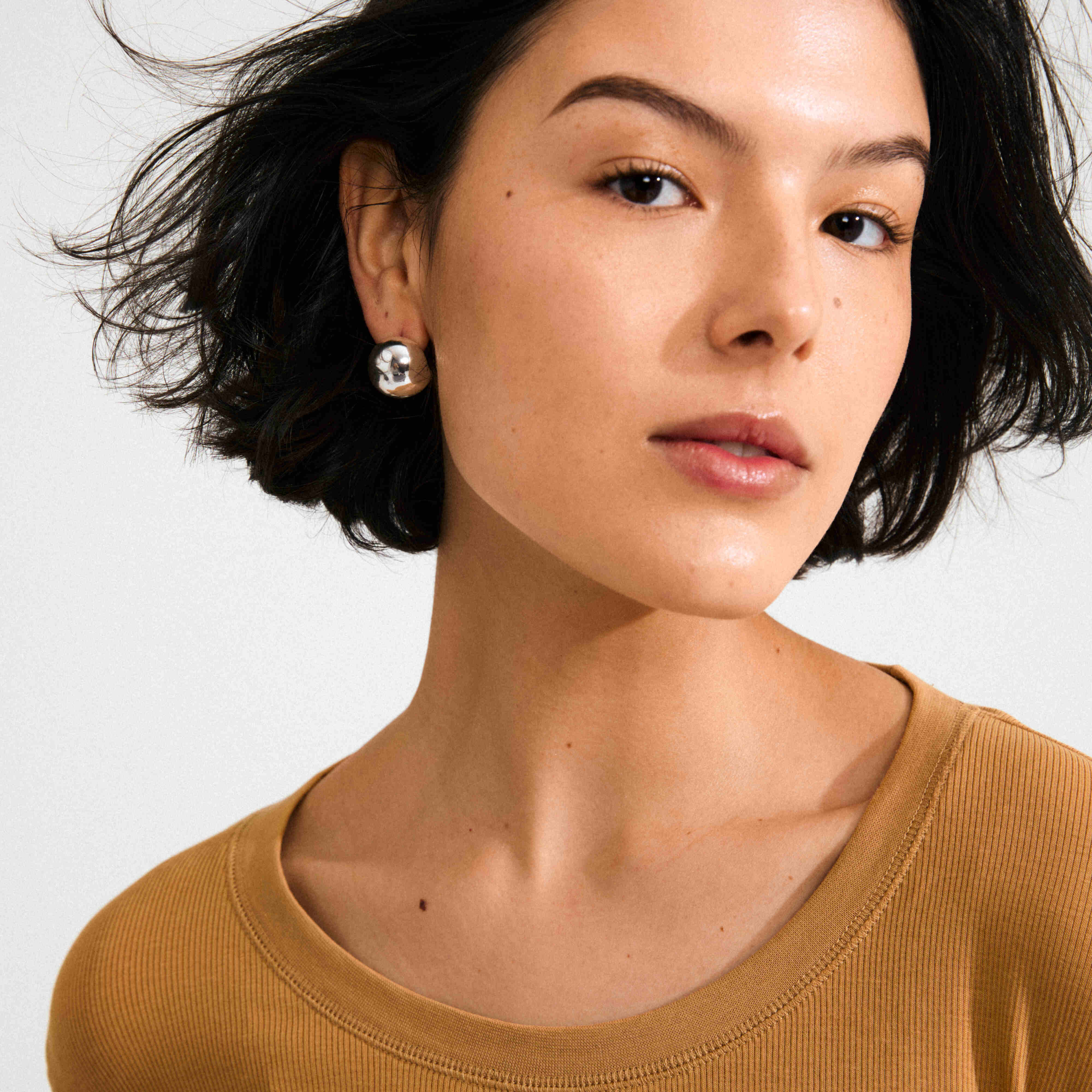 JACE recycled bubble dome earrings - Image 6