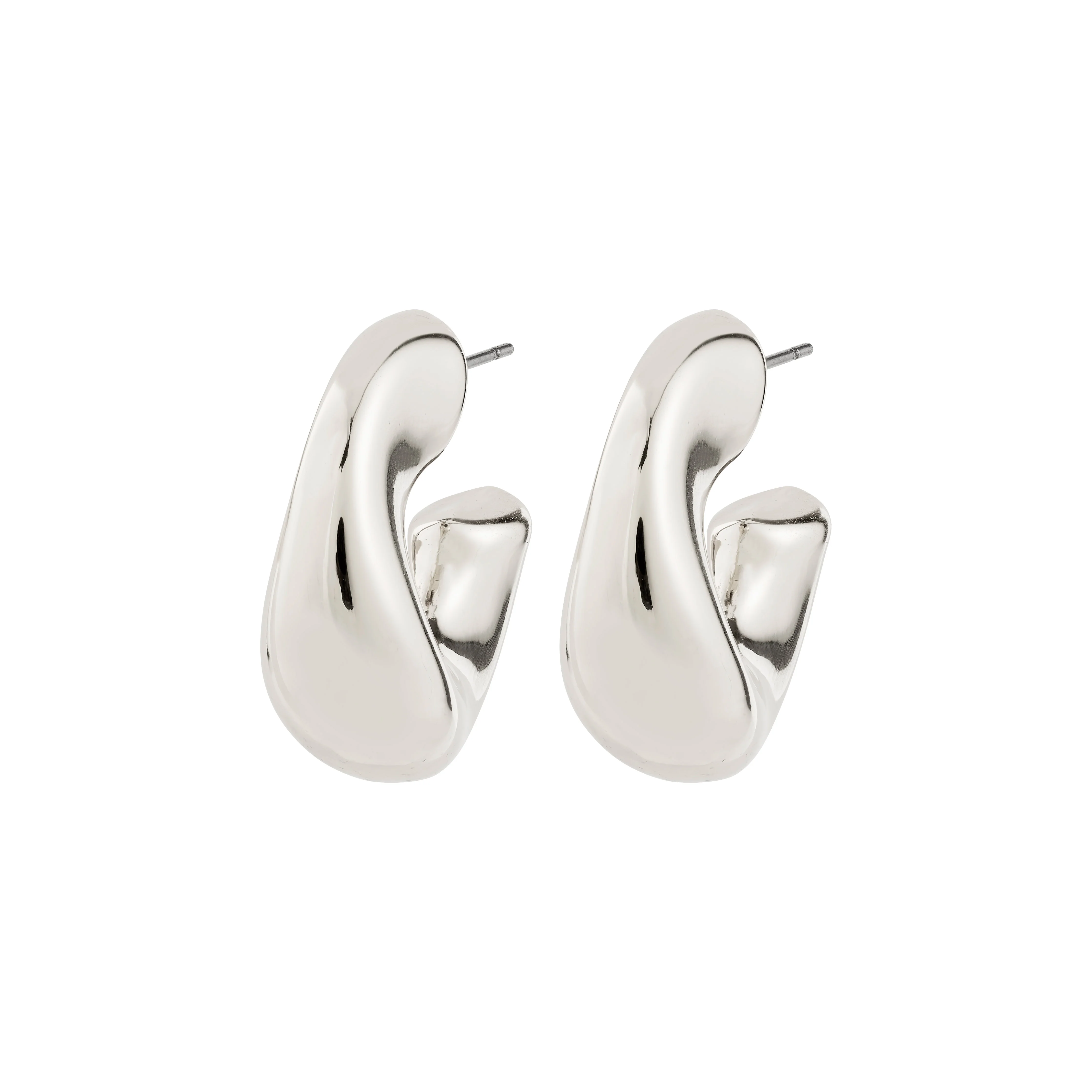 JENNINGS recycled chunky hoop earrings - Image 4