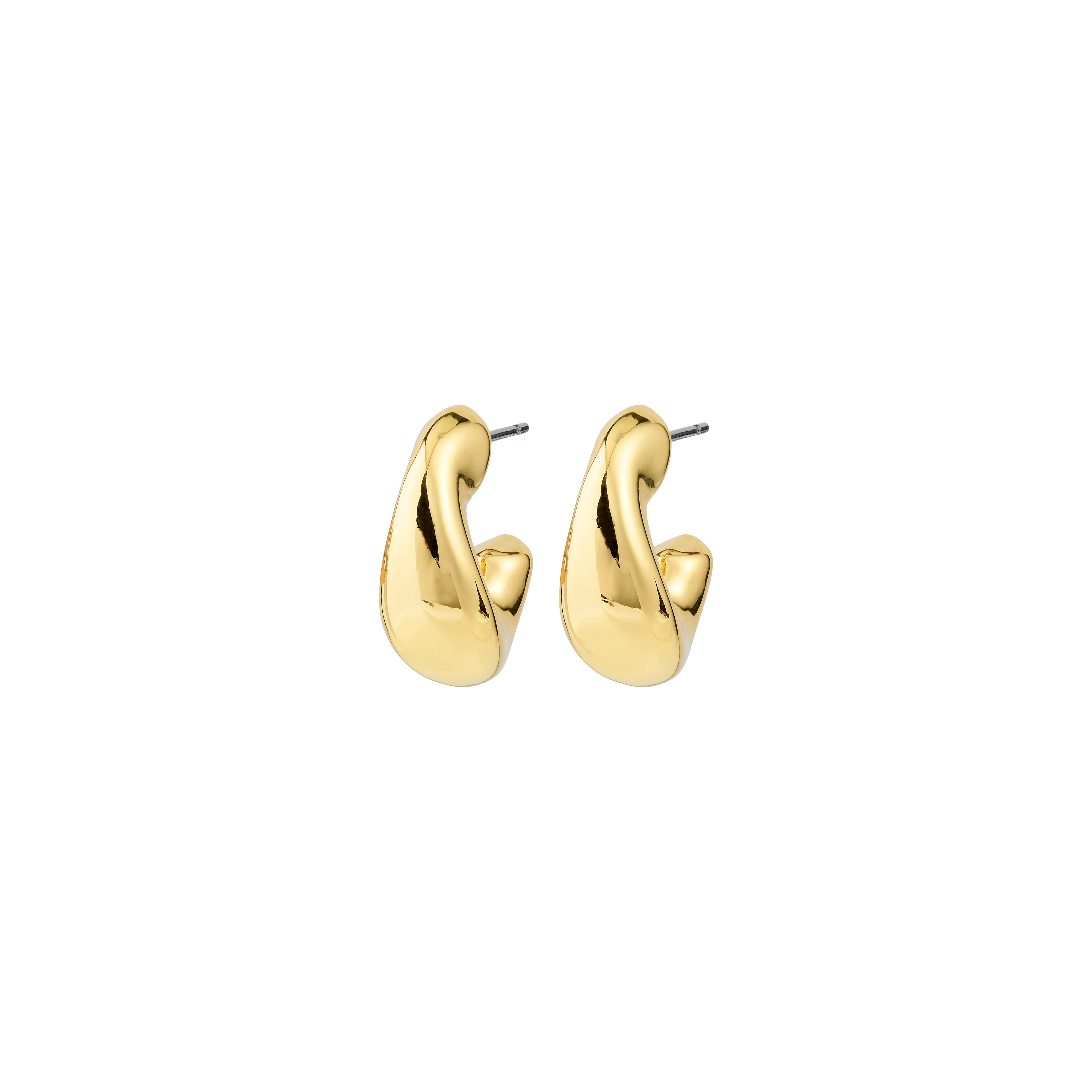 JENNINGS recycled mini chunky hoop earrings