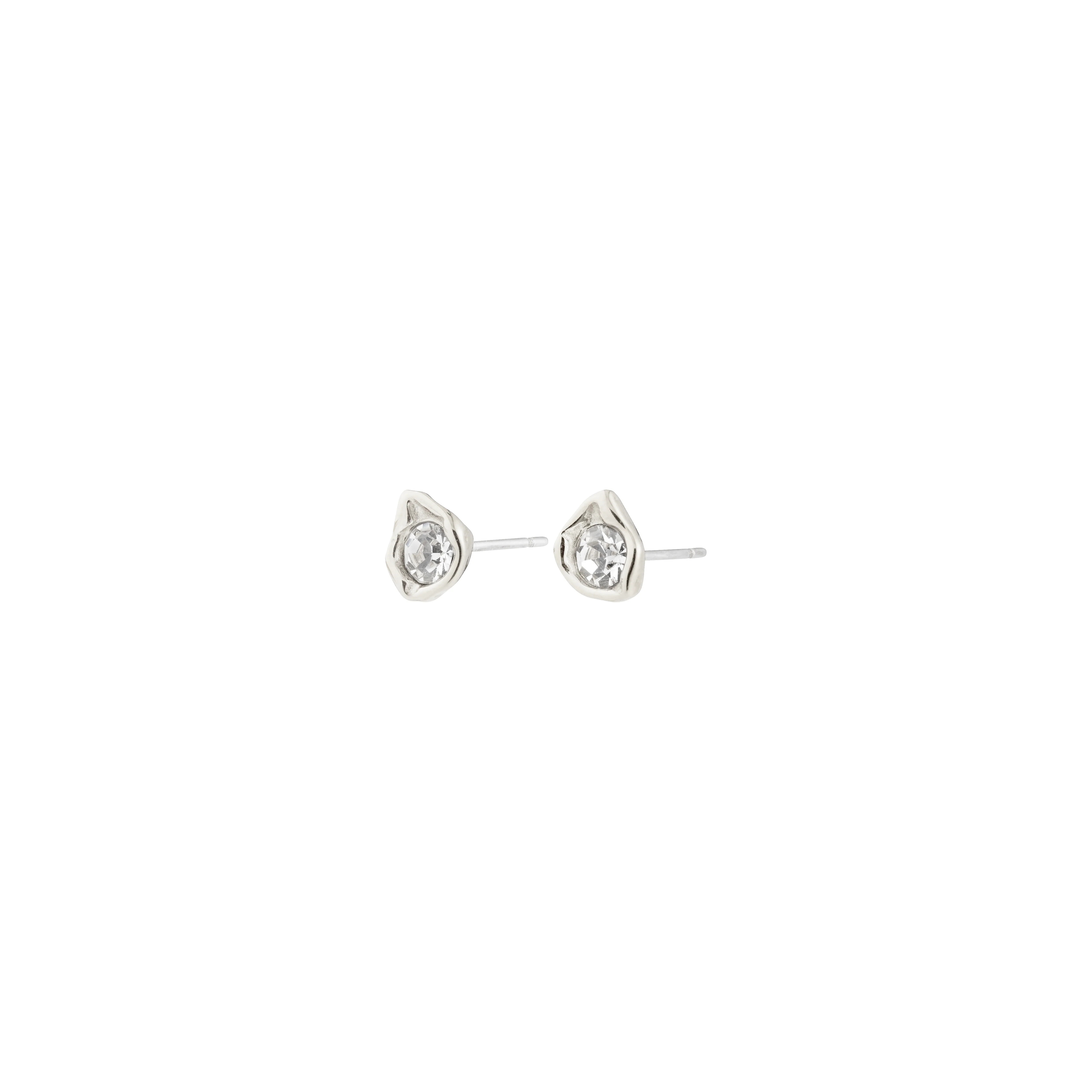 KOTA recycled crystal stud earrings - Image 4
