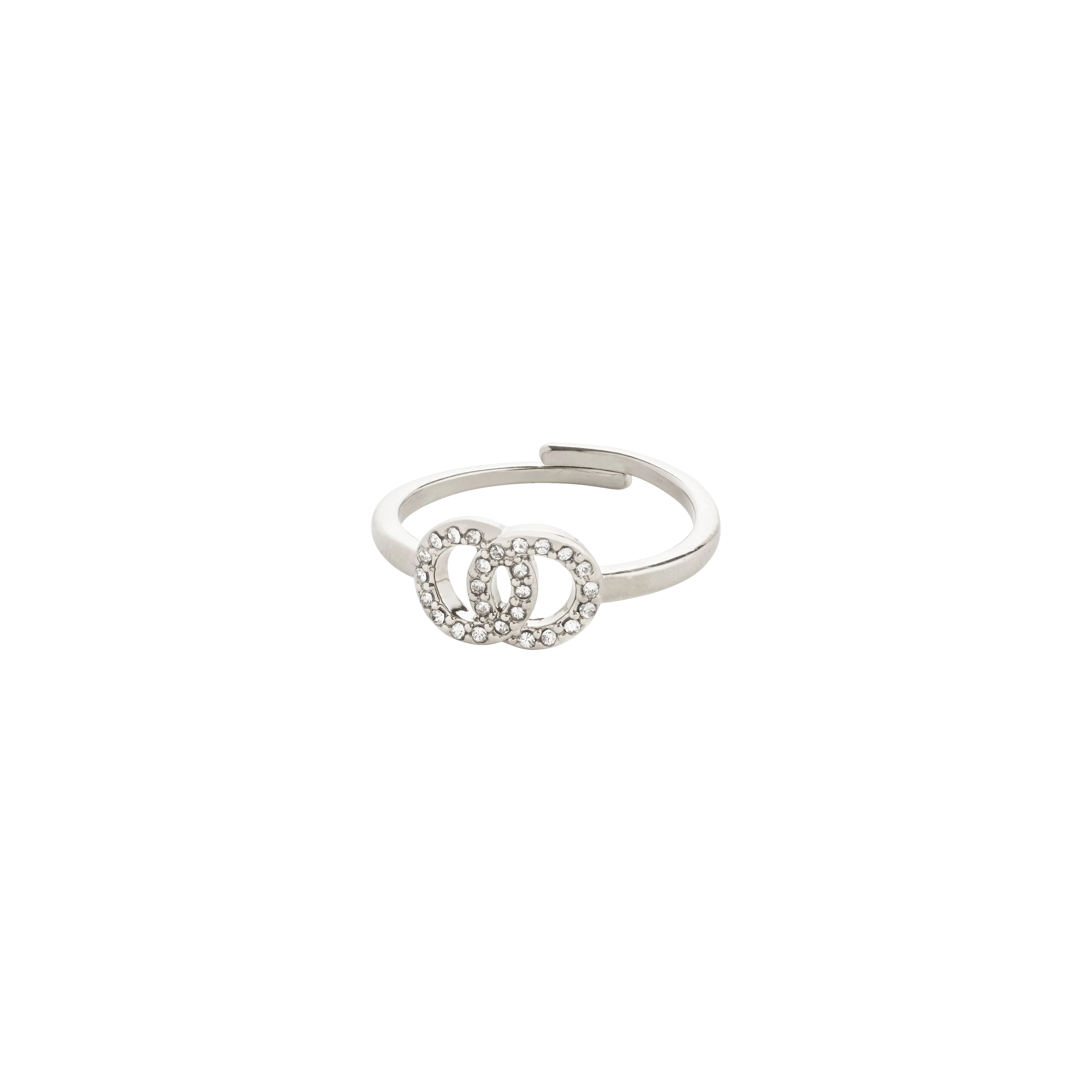 LULU recycled crystal halos stack ring - Image 4