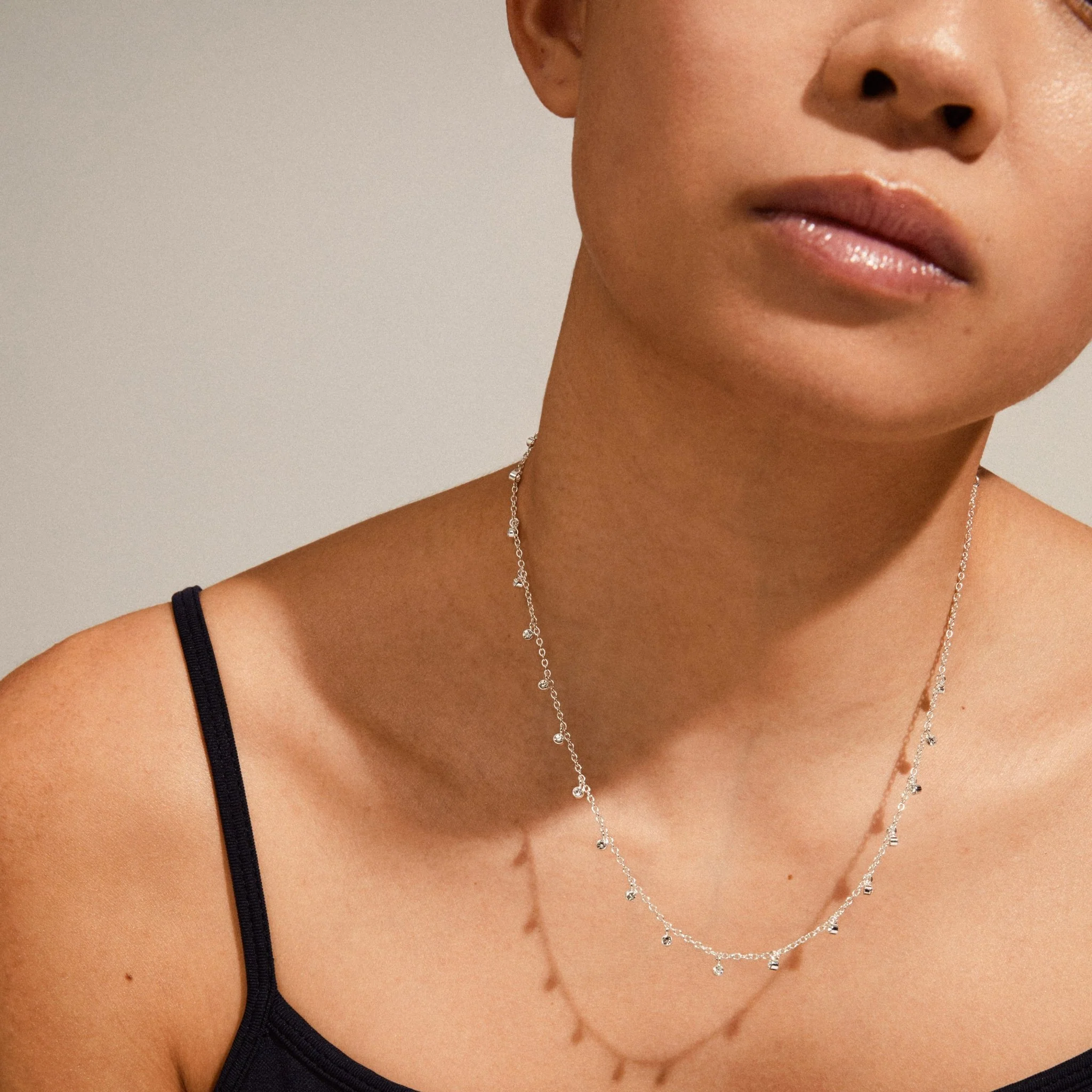 Maja Crystal Drops Necklace - Image 5