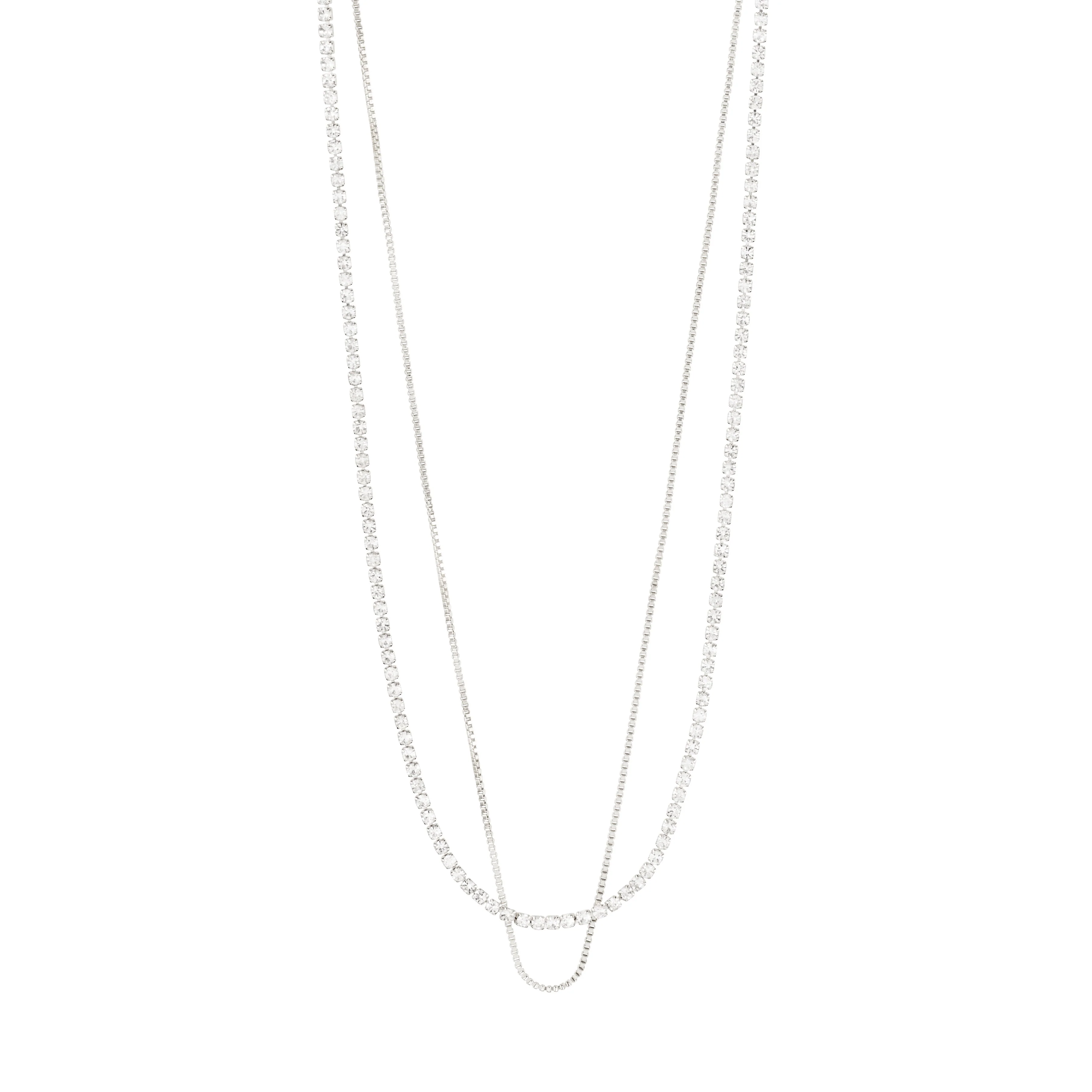 MILLE crystal layered necklace 2-in-1 - Image 5