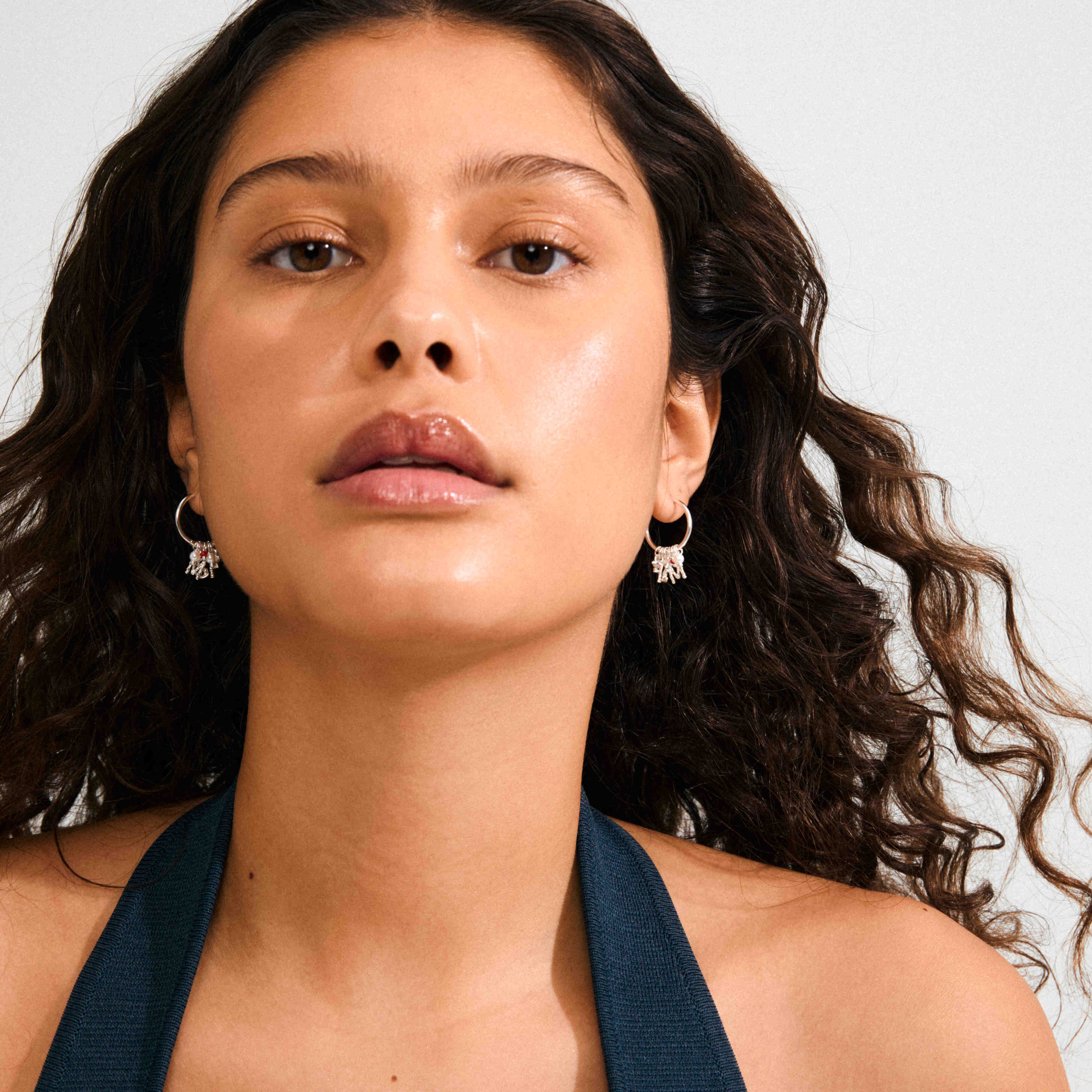 MSF RECYCLED CHARMS hoop earrings - Image 8