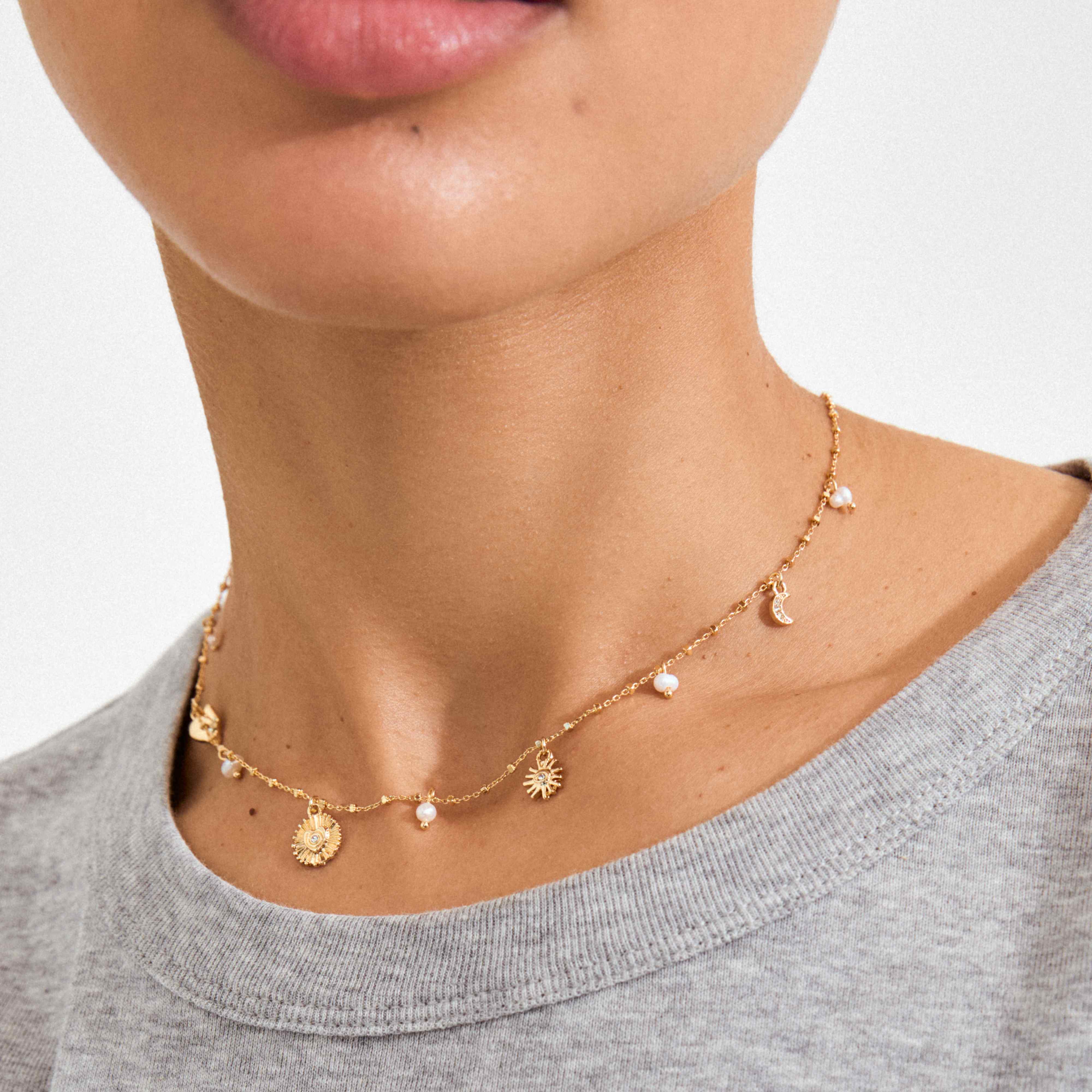 MYLAN recycled crystal charms necklace - Image 3