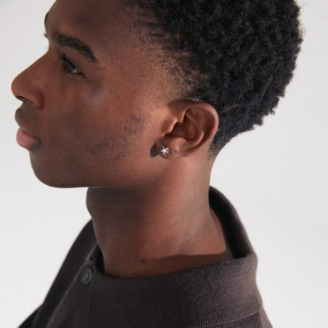 NYX Crystal Star Recycled Single Earring - Image 4