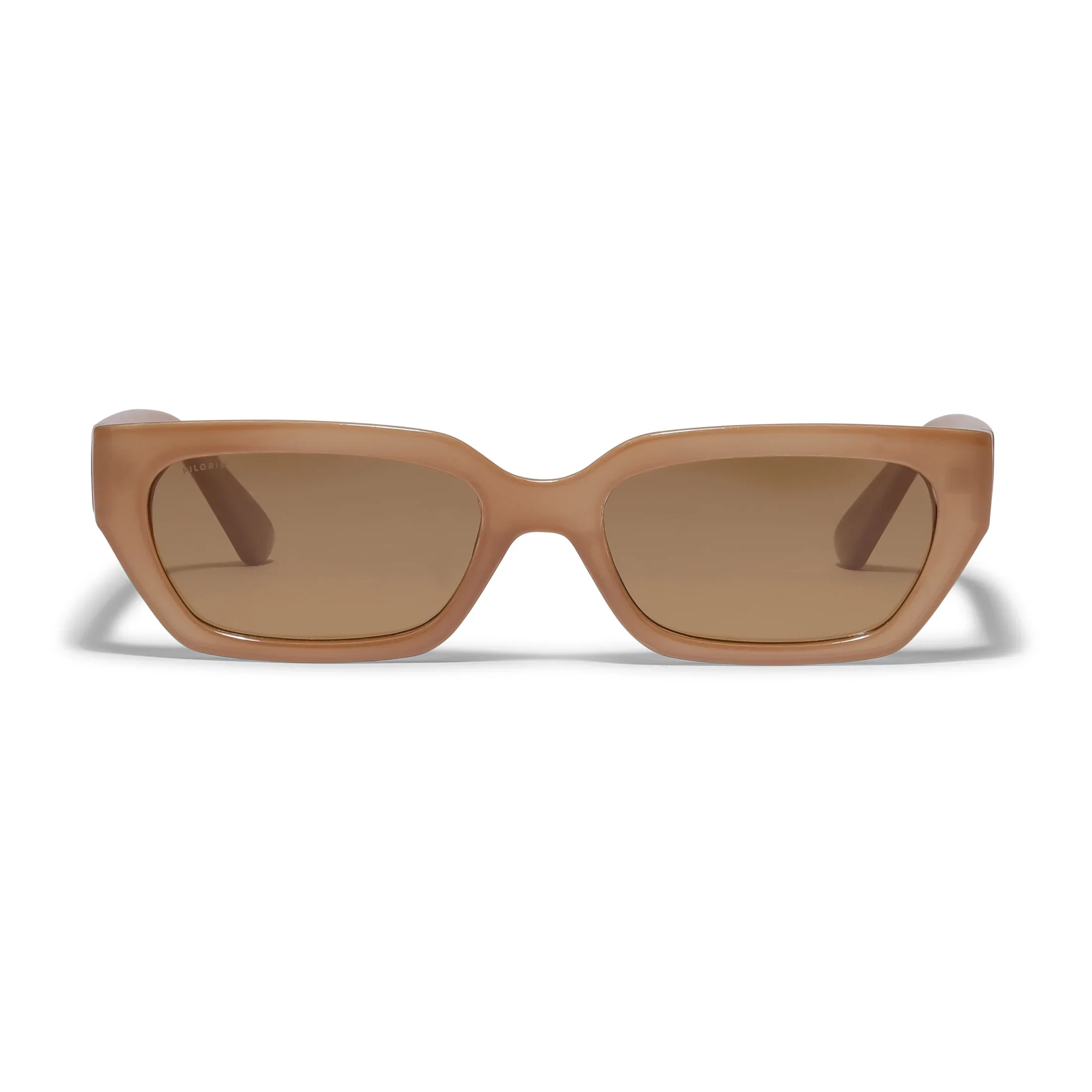 Oriana Light Brown Sunglasses - Image 3