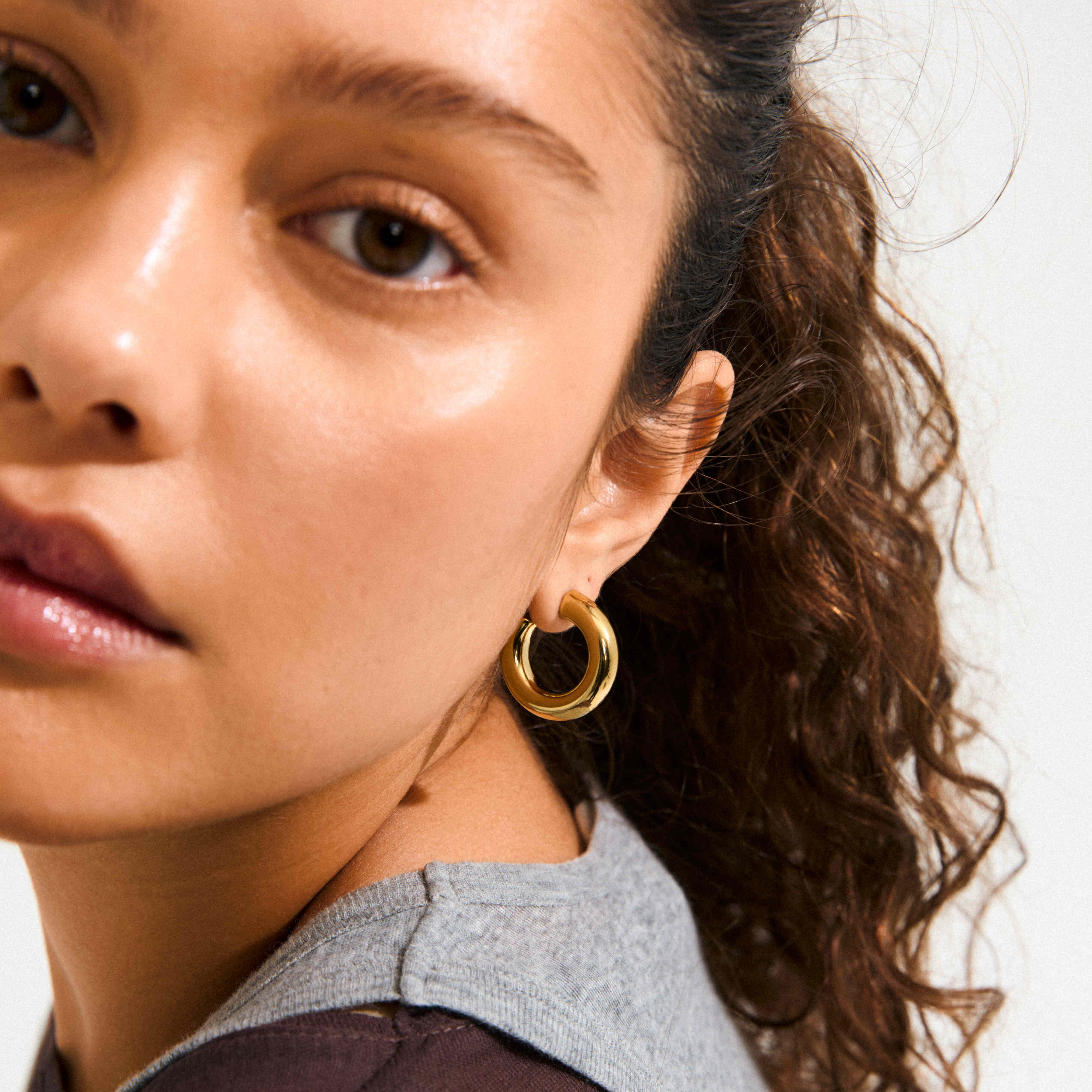 PHASE recycled medium hoops 23mm - Image 3