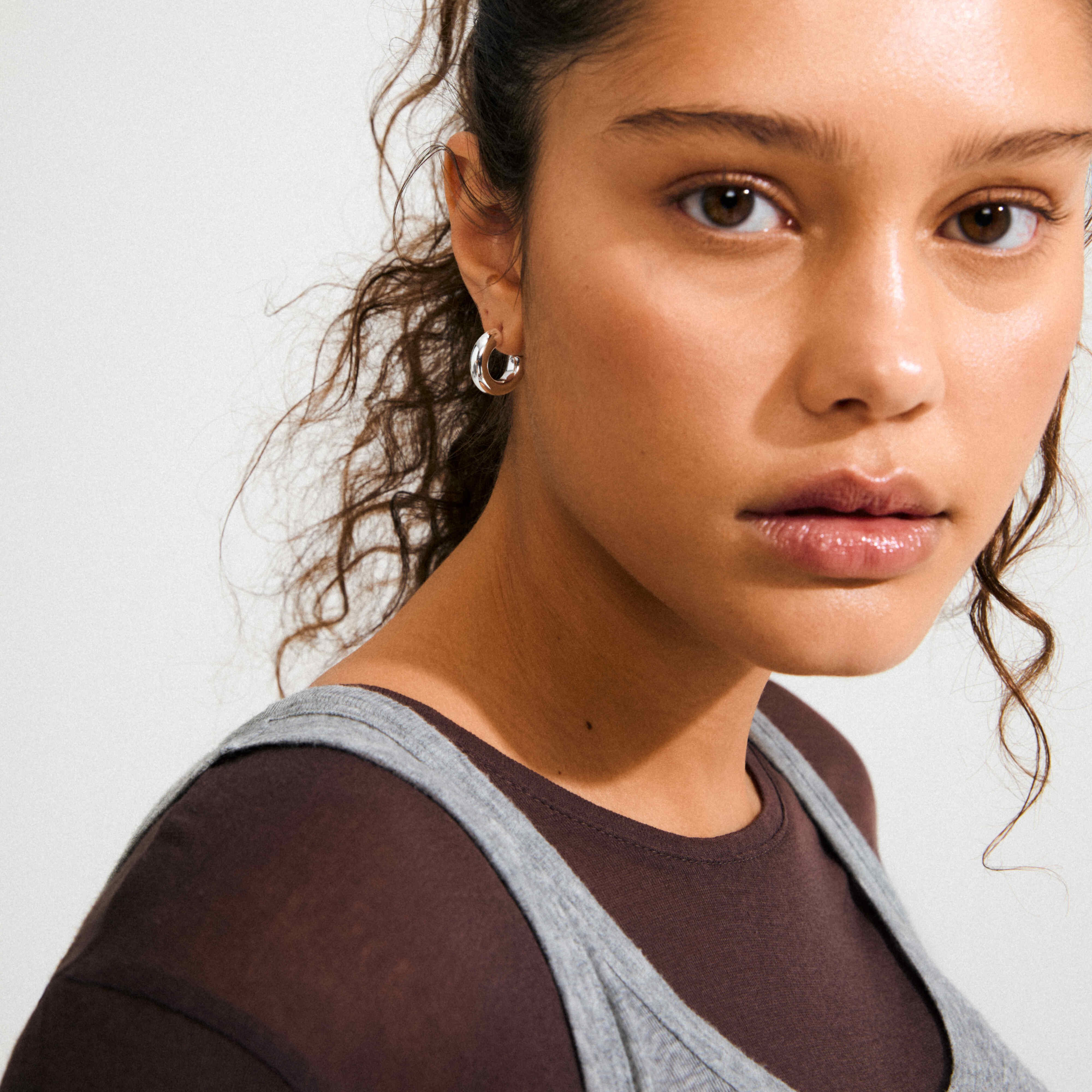 PHASE recycled small hoops 19mm - Image 5