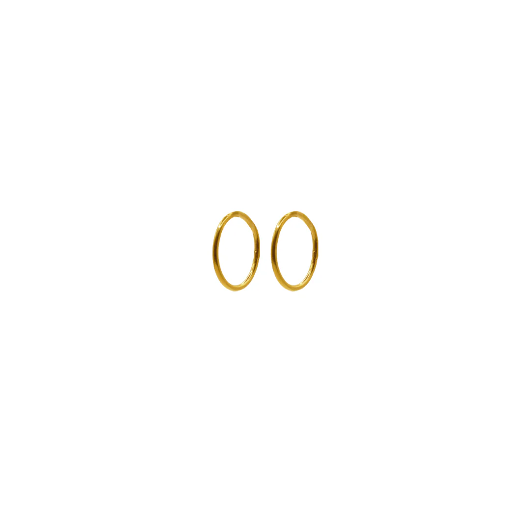 PIERCING STUDIO: Clicker Hoop 24K PVD Gold 20G 8mm
