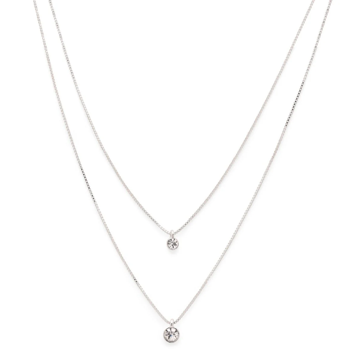 Lucia Double Crystal Necklace - Image 6