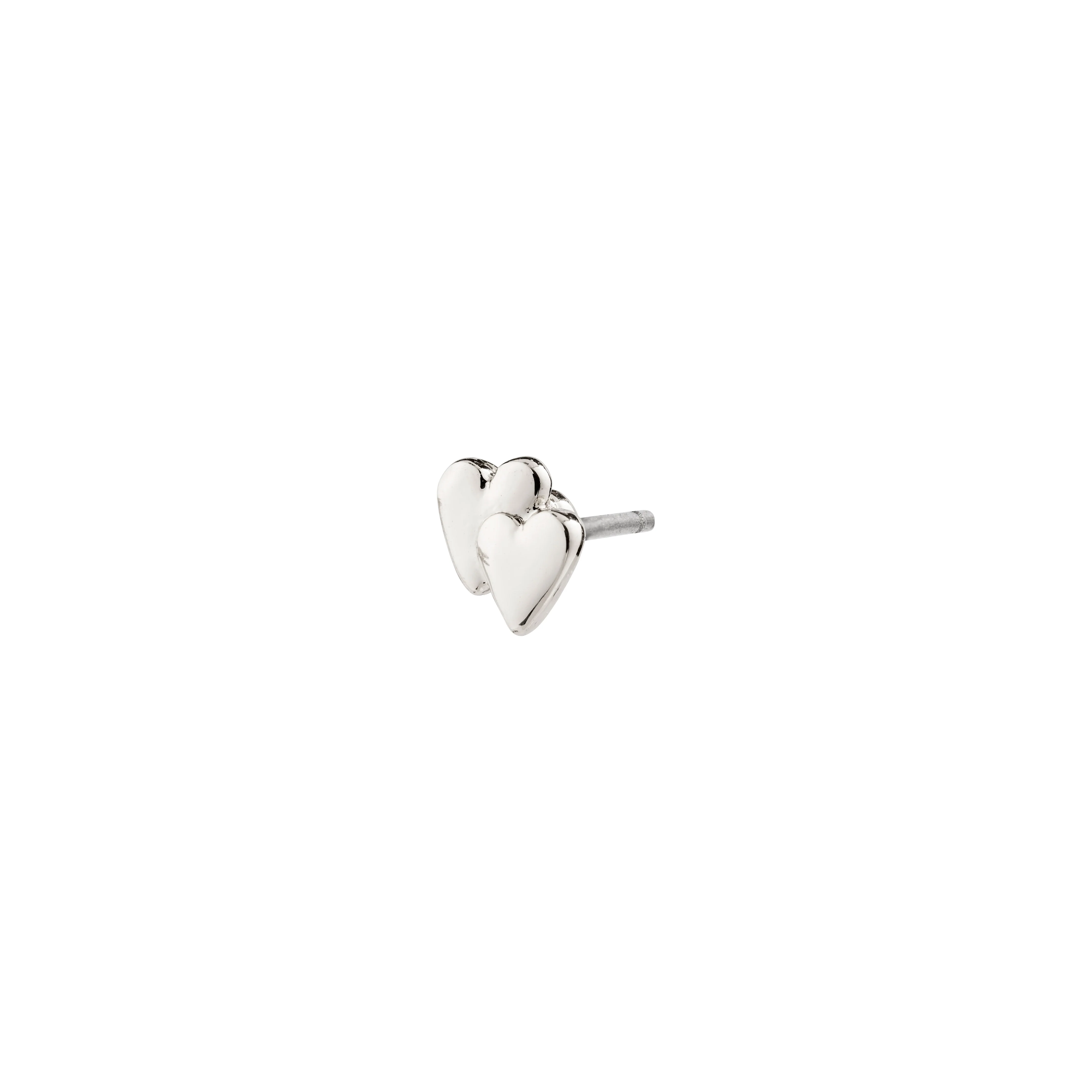 PRISKA Recycled Heart Single Earring - Image 3