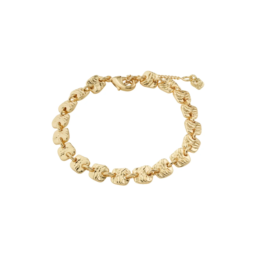 SENSE recycled square coins bracelet