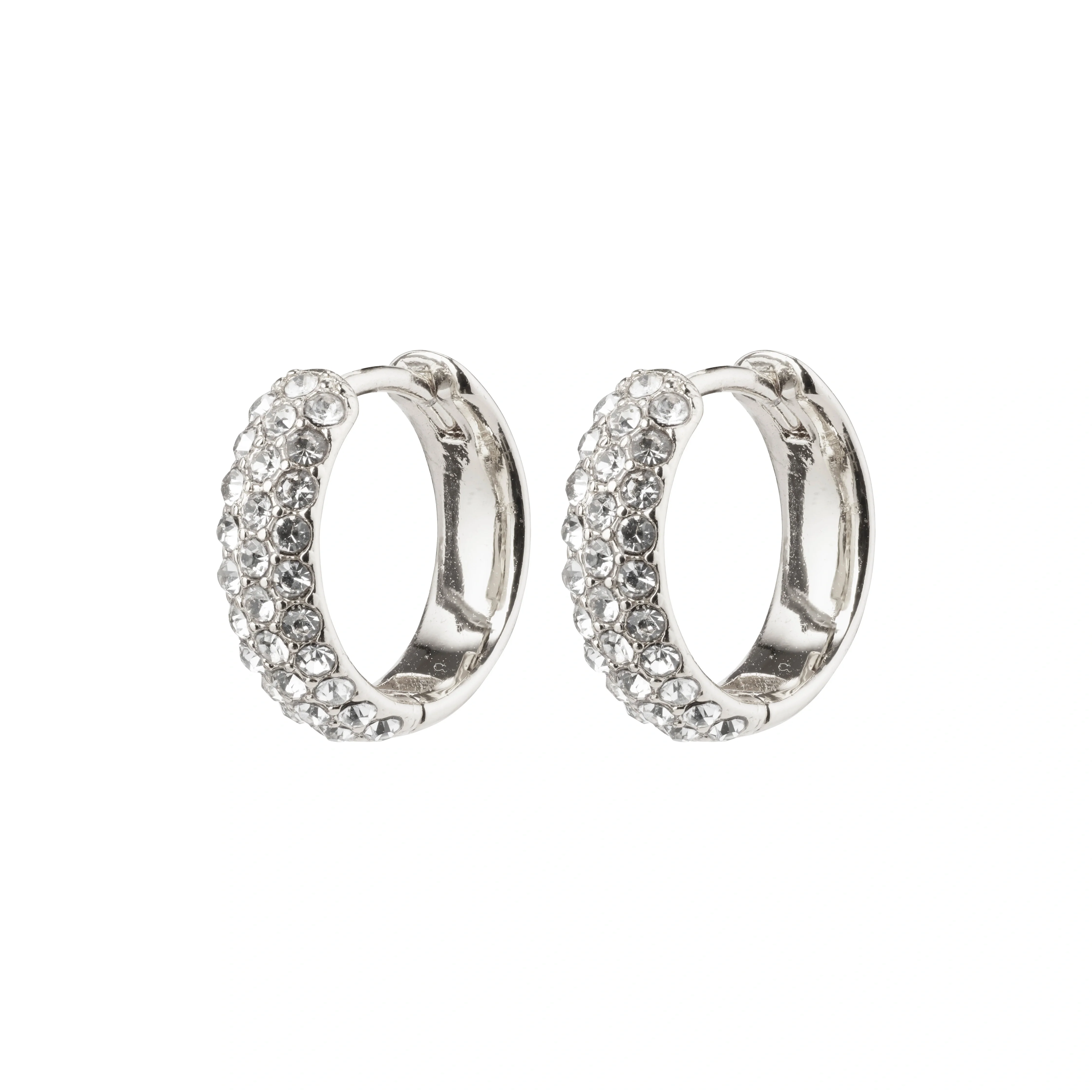 SHEA recycled crystal hoop earrings - Image 2