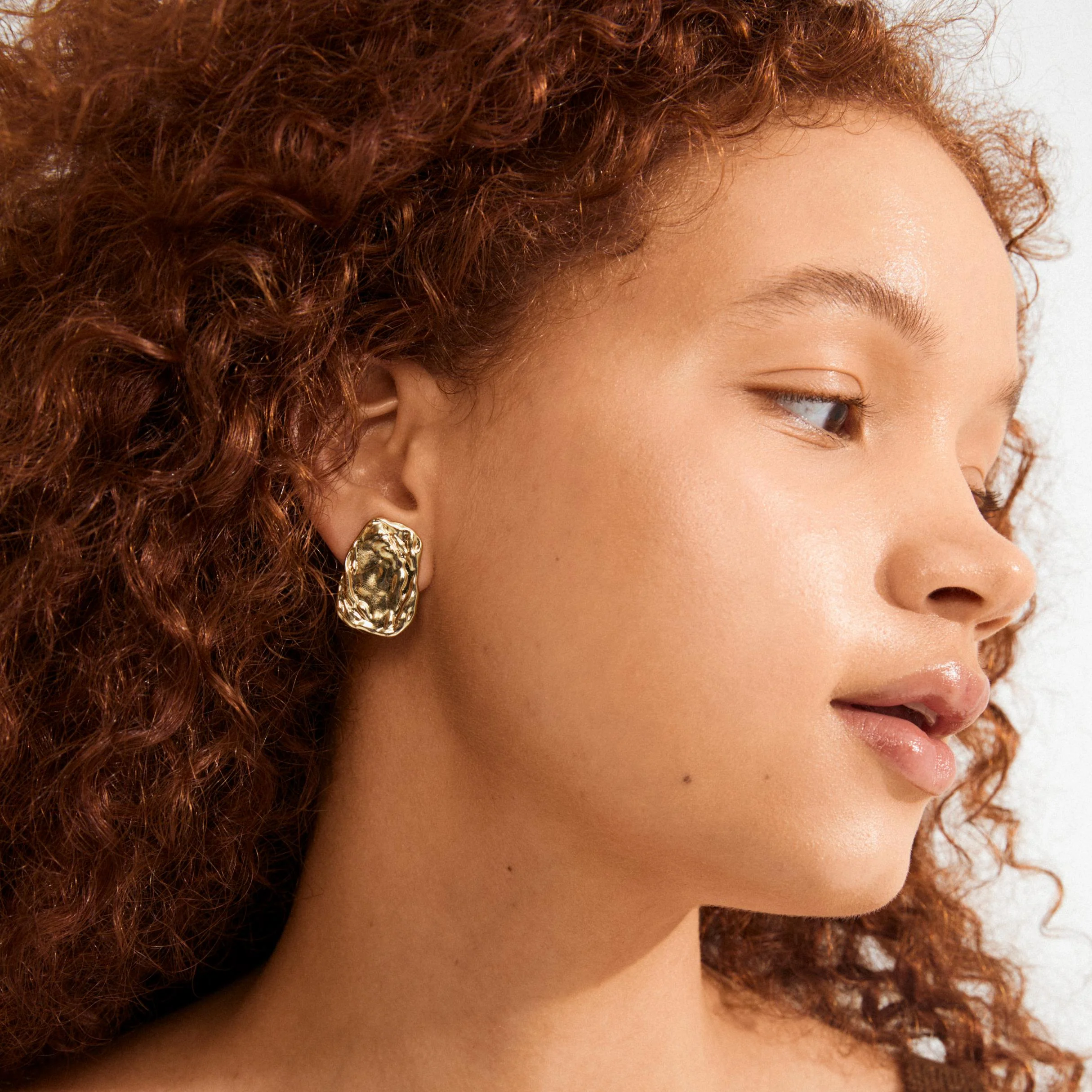 SHIFT recycled flat earrings - Image 2