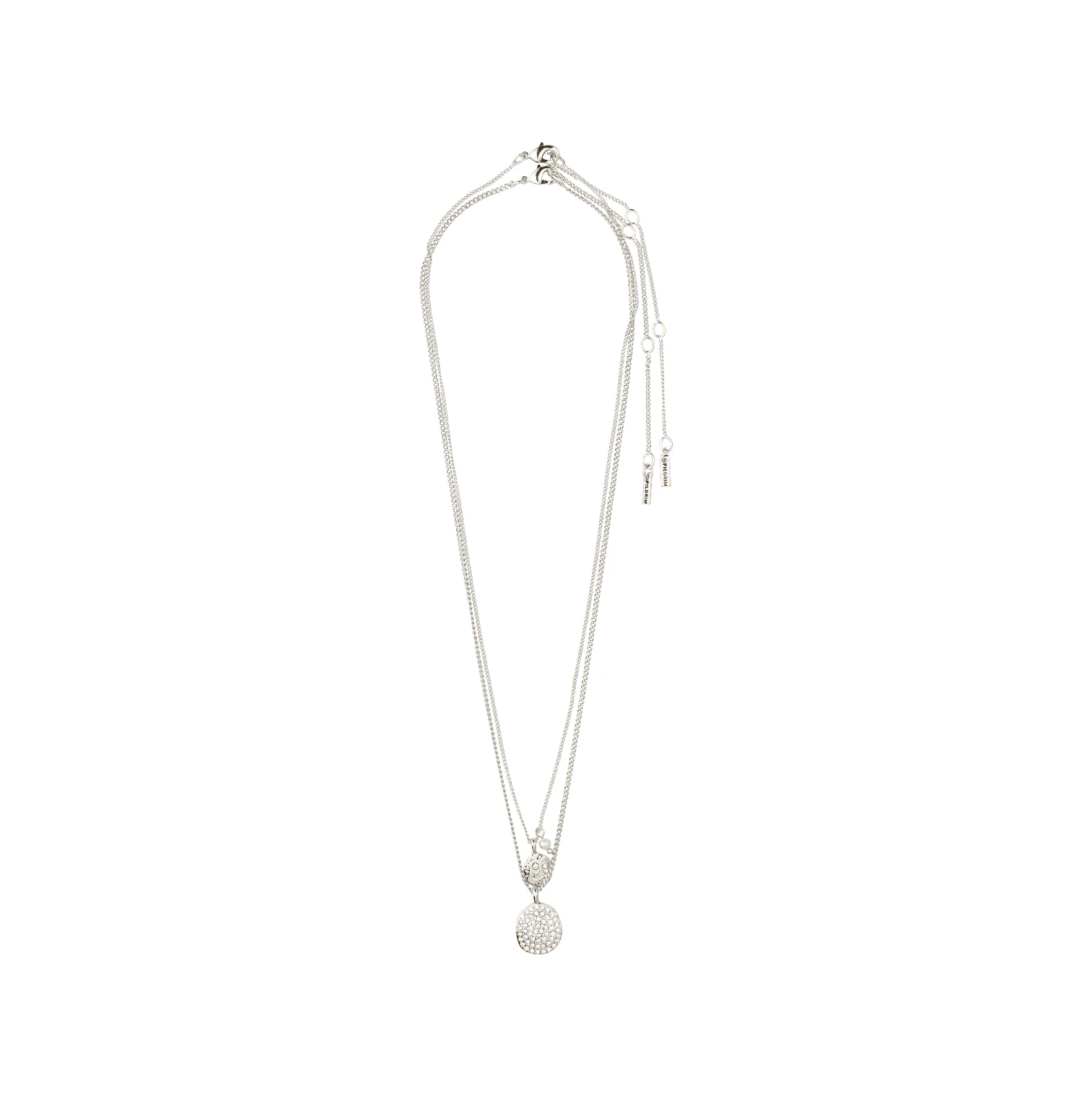 SHIFT recycled pearl & crystal necklace 2-in-1 - Image 6