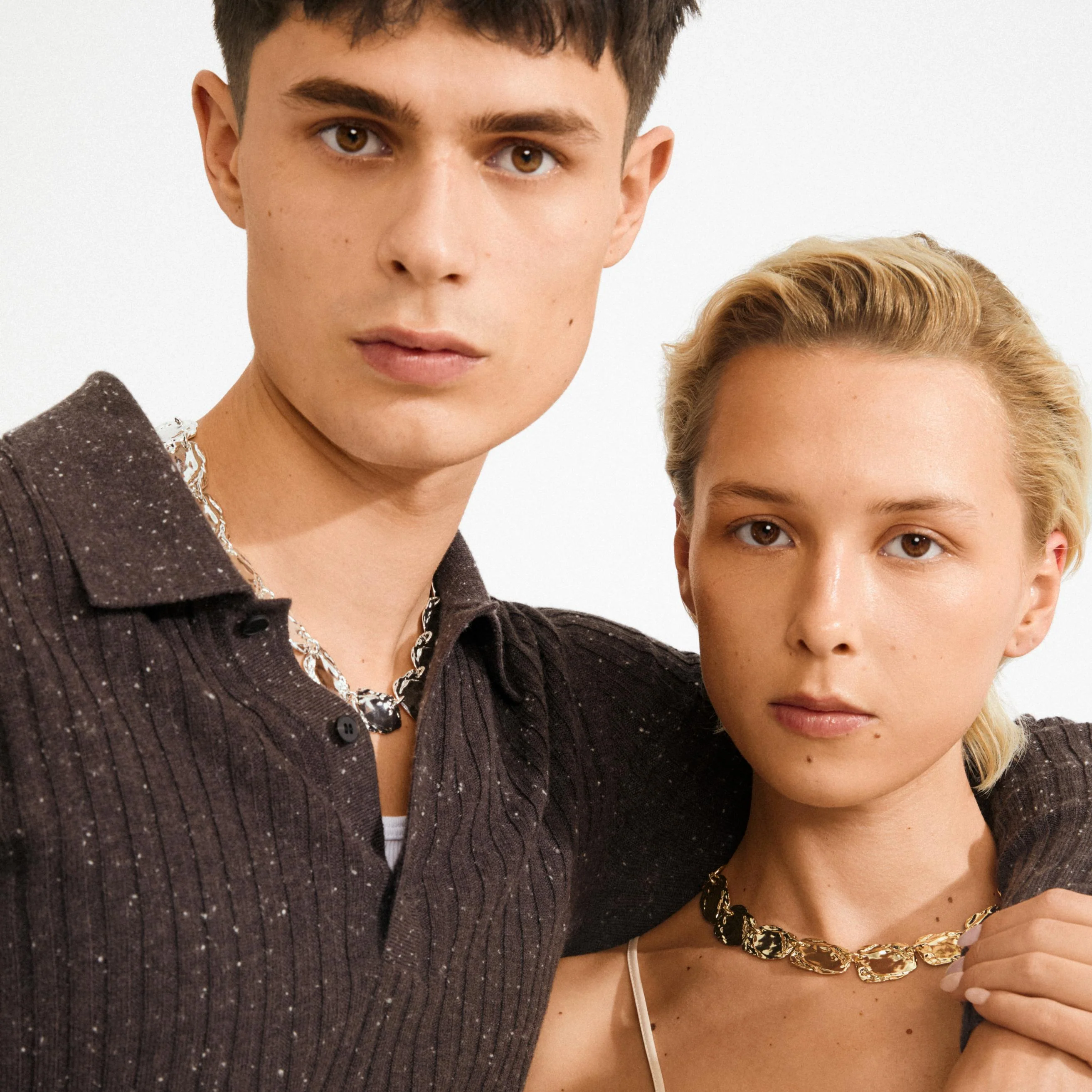 SHIFT recycled flat coins necklace - Image 7