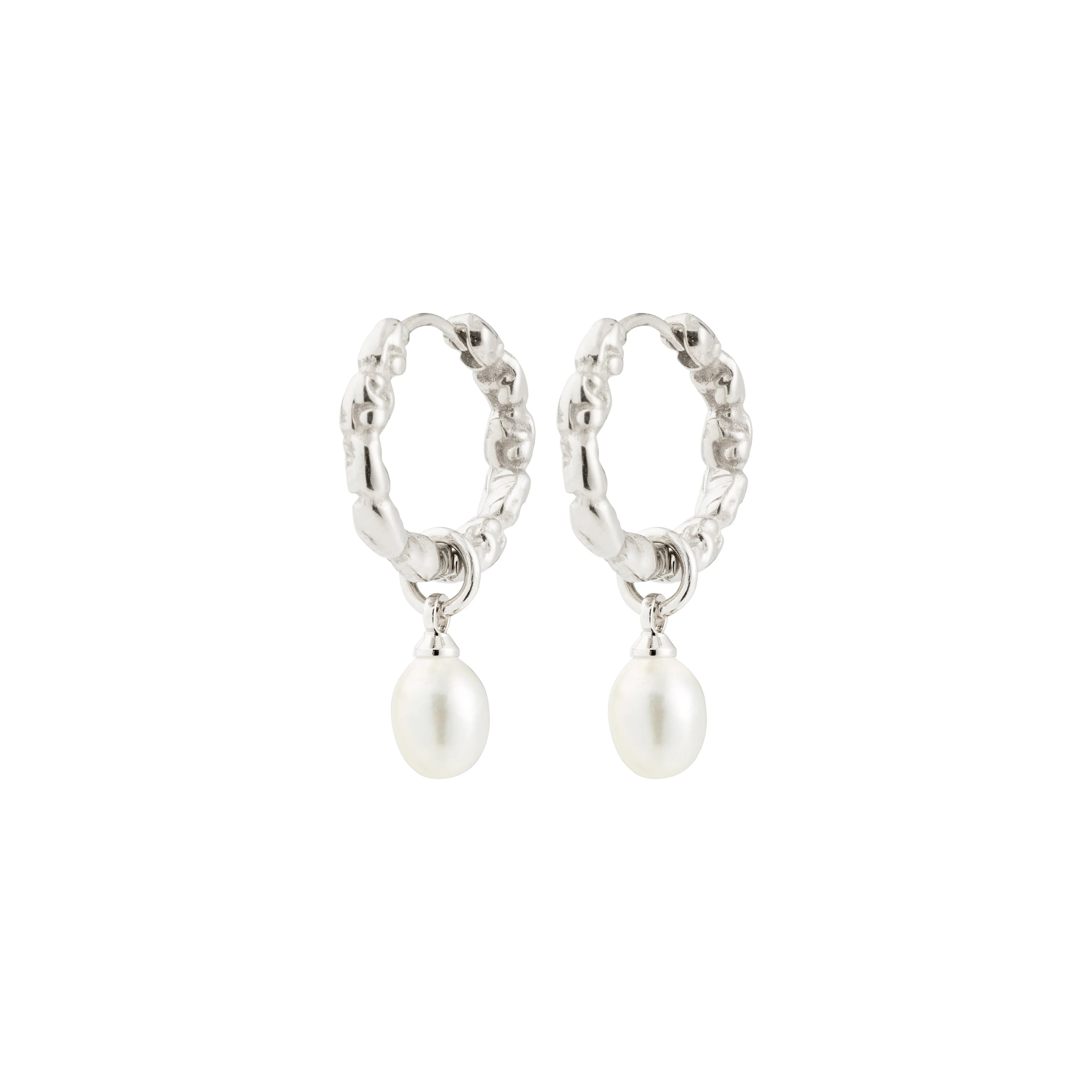 SHIFT recycled freshwater pearl pendant earrings - Image 4