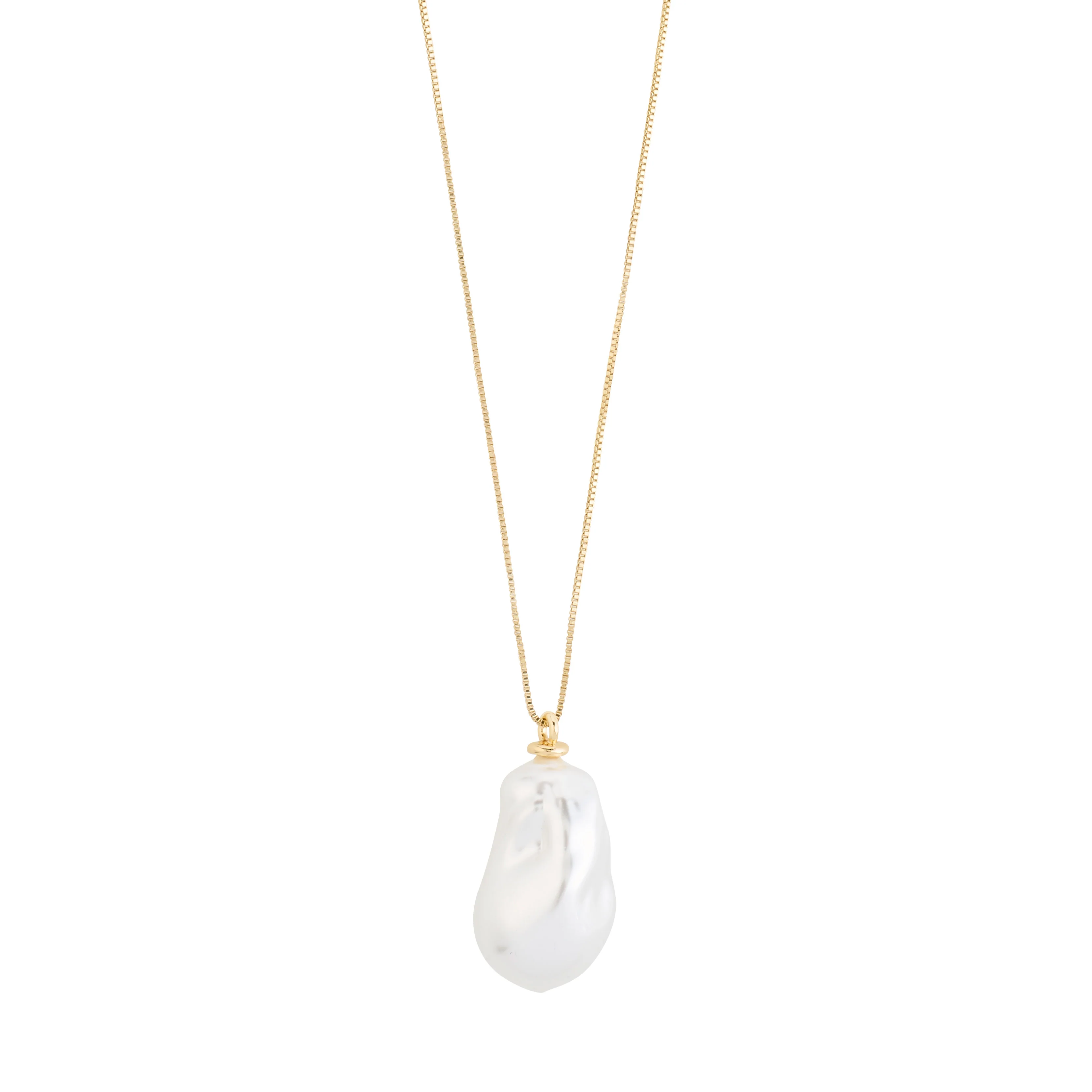 SKY chunky pearl pendant necklace
